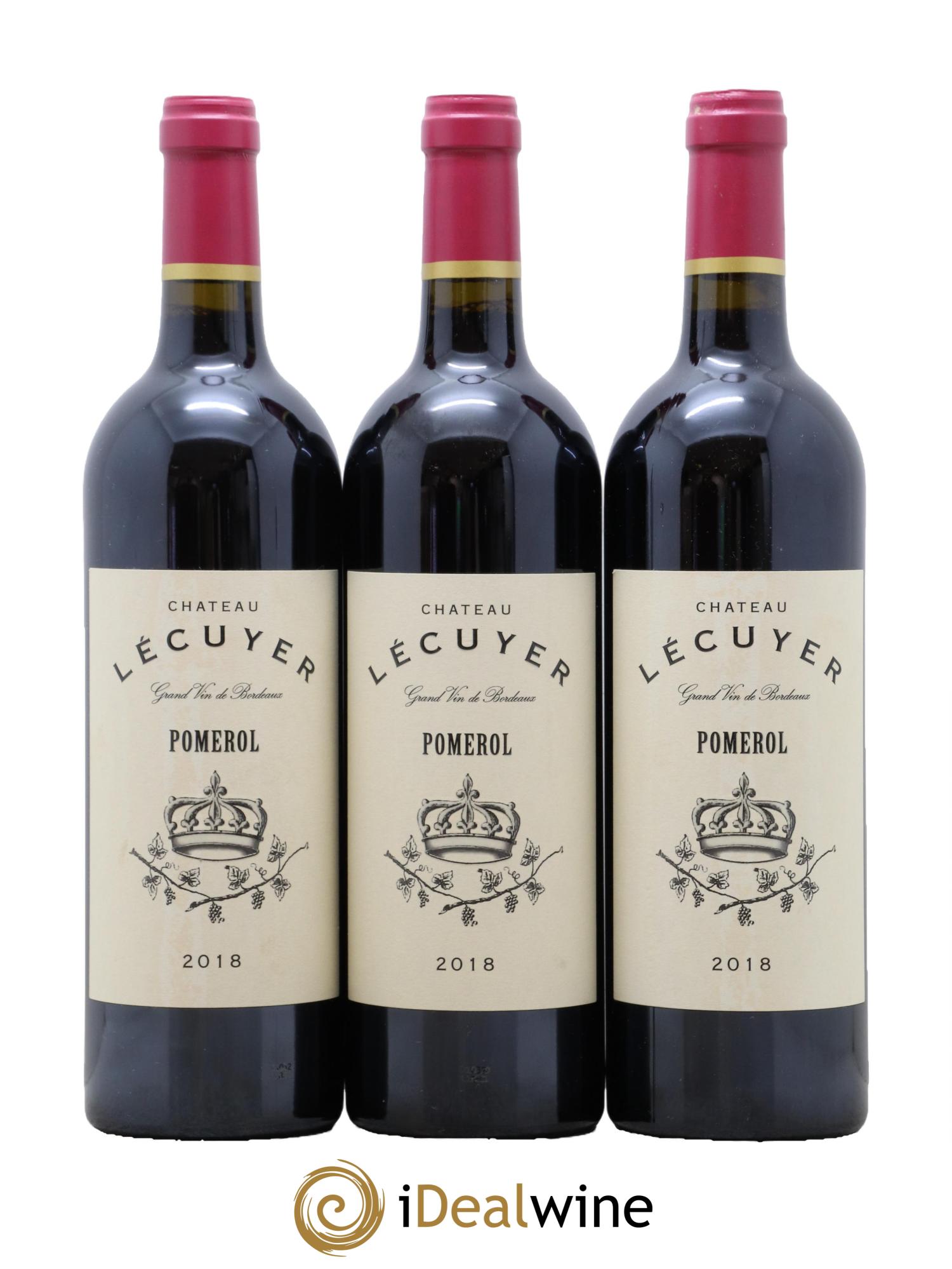 Pomerol Château Lécuyer 2018 - Lotto di 3 bottiglie - 0