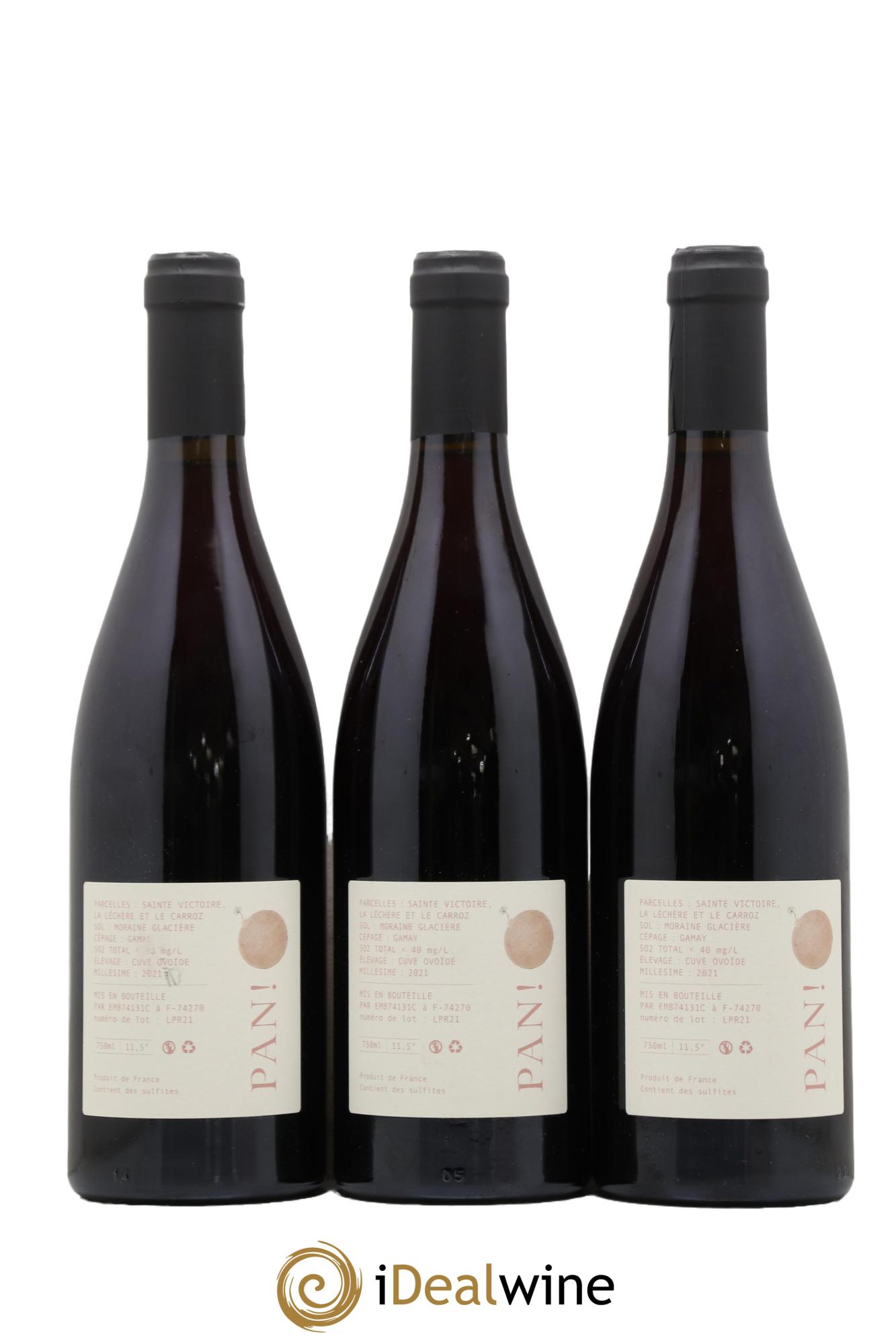 Vin de Savoie Pan ! Le Rouze Domaine Les Aricoques 2021 - Lotto di 3 bottiglie - 1