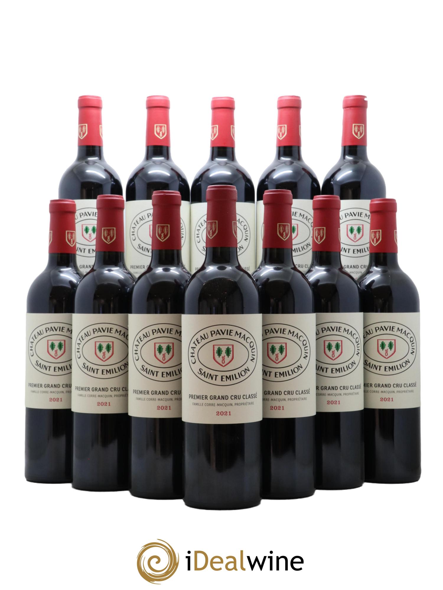 Château Pavie Macquin 1er Grand Cru Classé B 2021 - Lotto di 12 bottiglie - 0