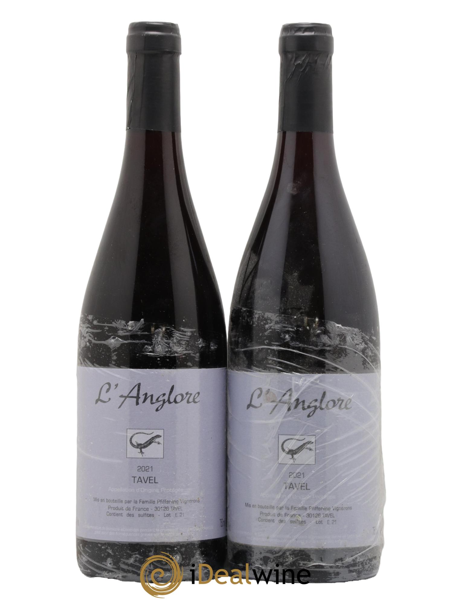 Tavel L'Anglore  2021 - Lot of 2 bottles - 0