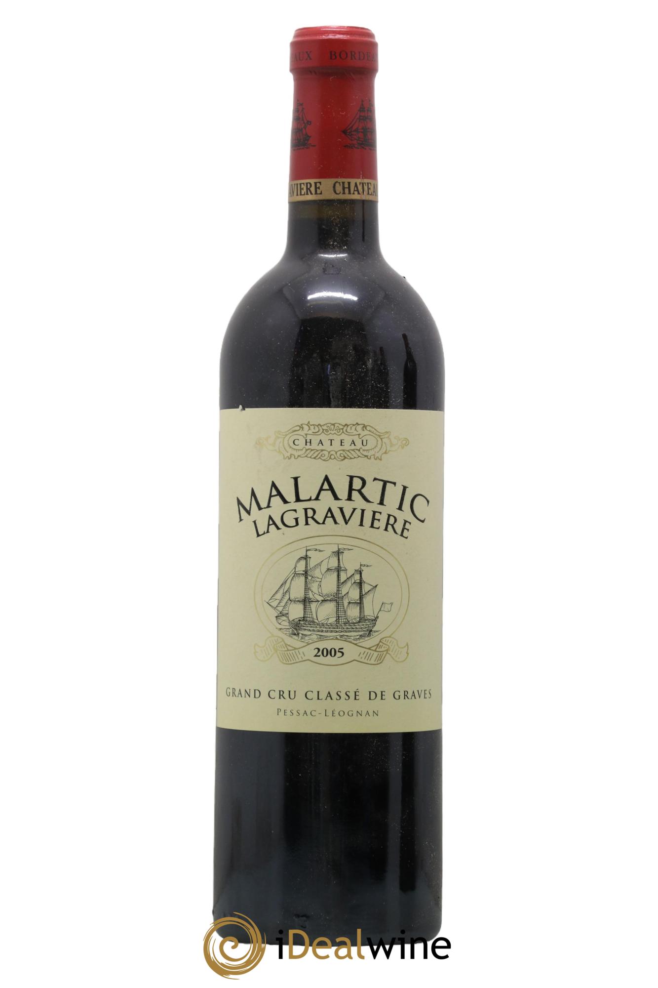 Château Malartic-Lagravière Cru Classé de Graves 2005 - Lotto di 1 bottiglia - 0