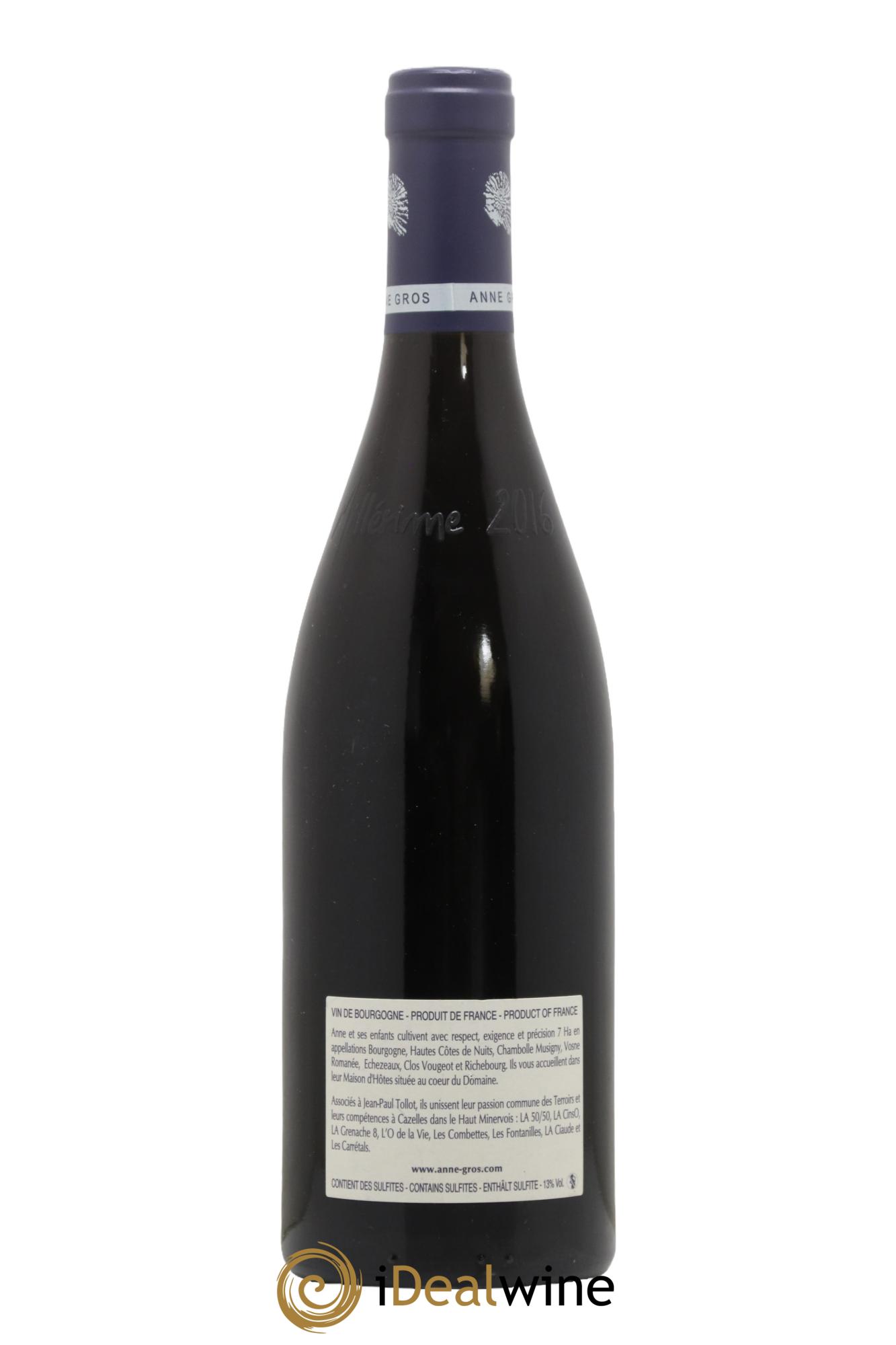 Richebourg Grand Cru Anne Gros 2016 - Lotto di 1 bottiglia - 1