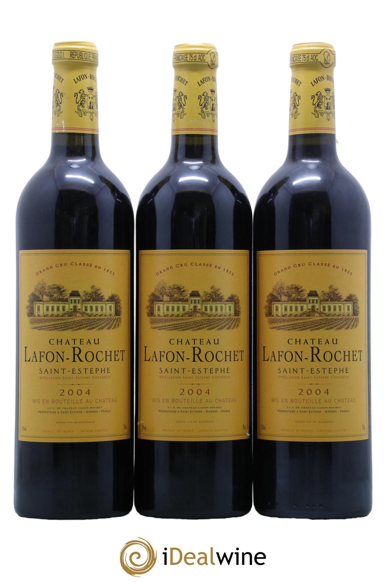 Château Lafon Rochet 4ème Grand Cru Classé  2004 - Lot de 12 bouteilles - 2