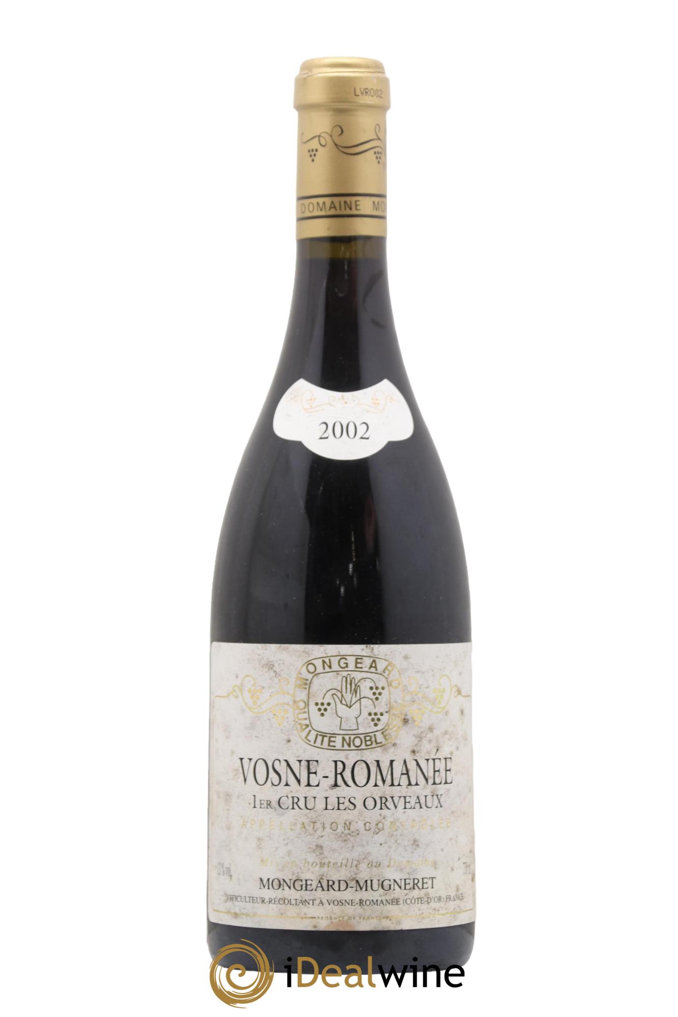 Vosne-Romanée 1er Cru En Orveaux Mongeard-Mugneret (Domaine) 2002 - Posten von 1 Flasche - 0