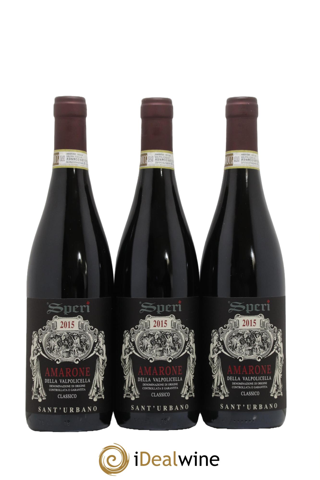 Amarone della Valpolicella Speri Classico Sant Urbano 2015 - Lot de 6 bouteilles - 1