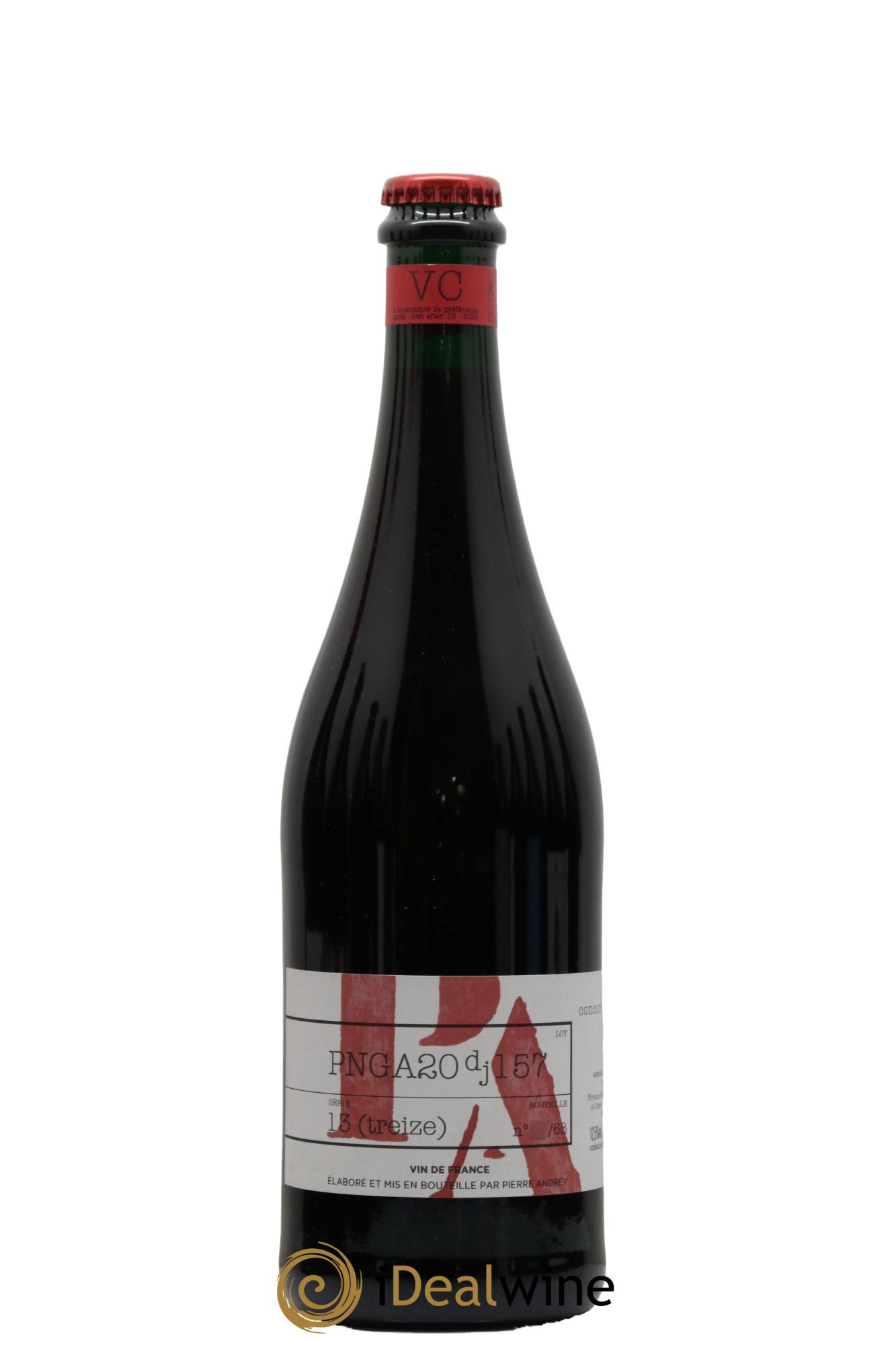 Vin de France Via Concordiae Pinot Gamay Florence Bouleaux et Pierre Andrey 2020 - Posten von 1 Flasche - 0