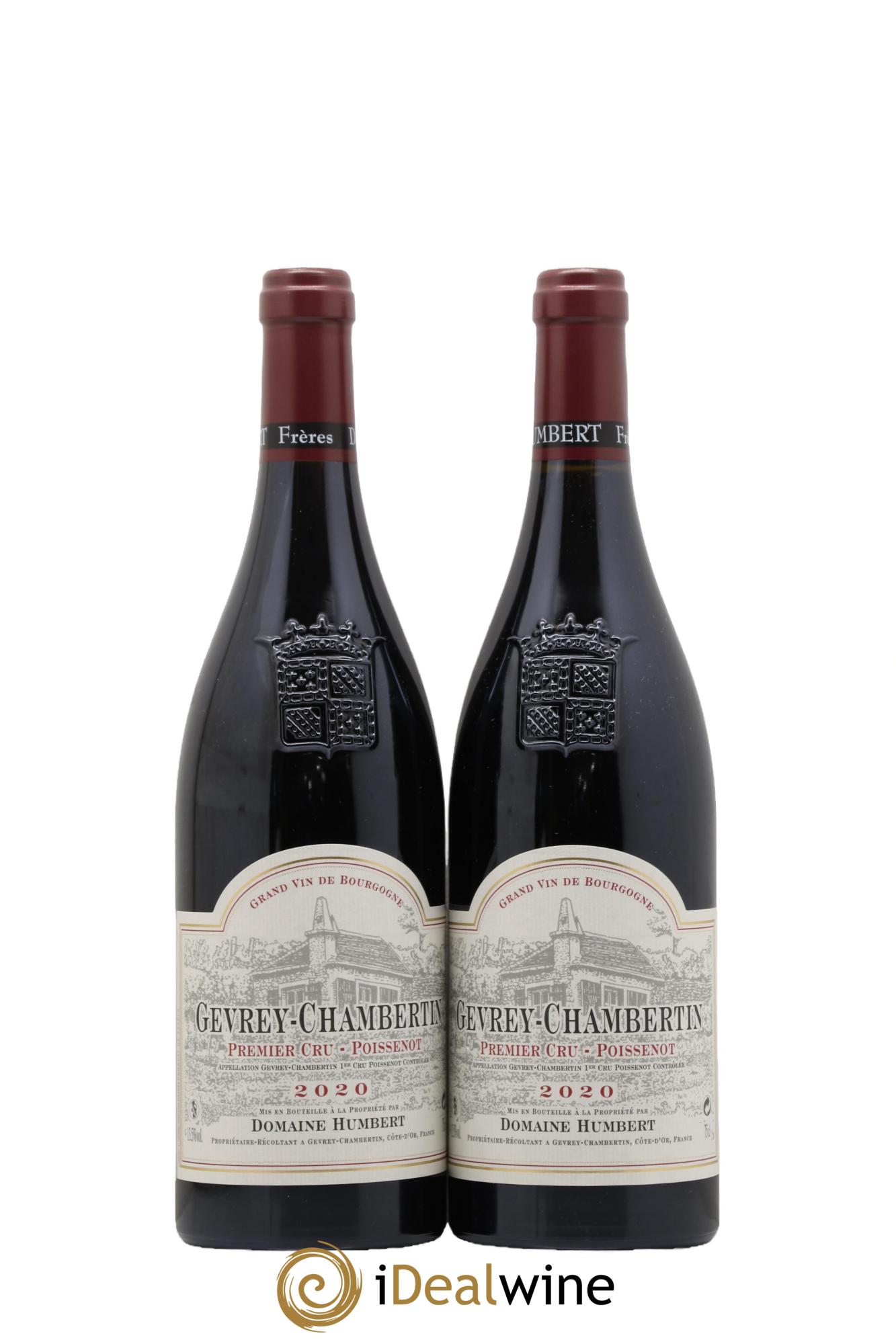 Gevrey-Chambertin 1er Cru Poissenot Humbert (Domaine) 2020 - Lotto di 2 bottiglie - 0