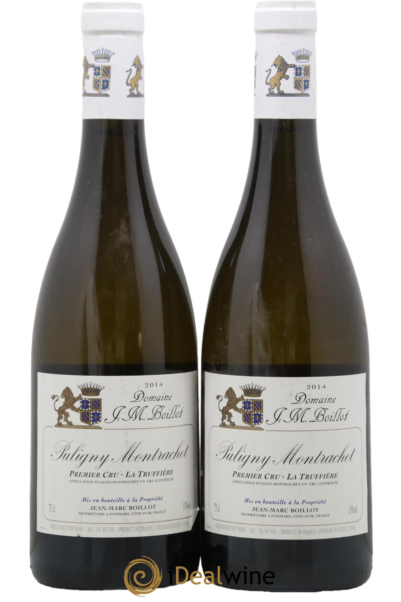 Puligny-Montrachet 1er Cru La Truffière Jean-Marc Boillot  2014 - Lot of 2 bottles - 0