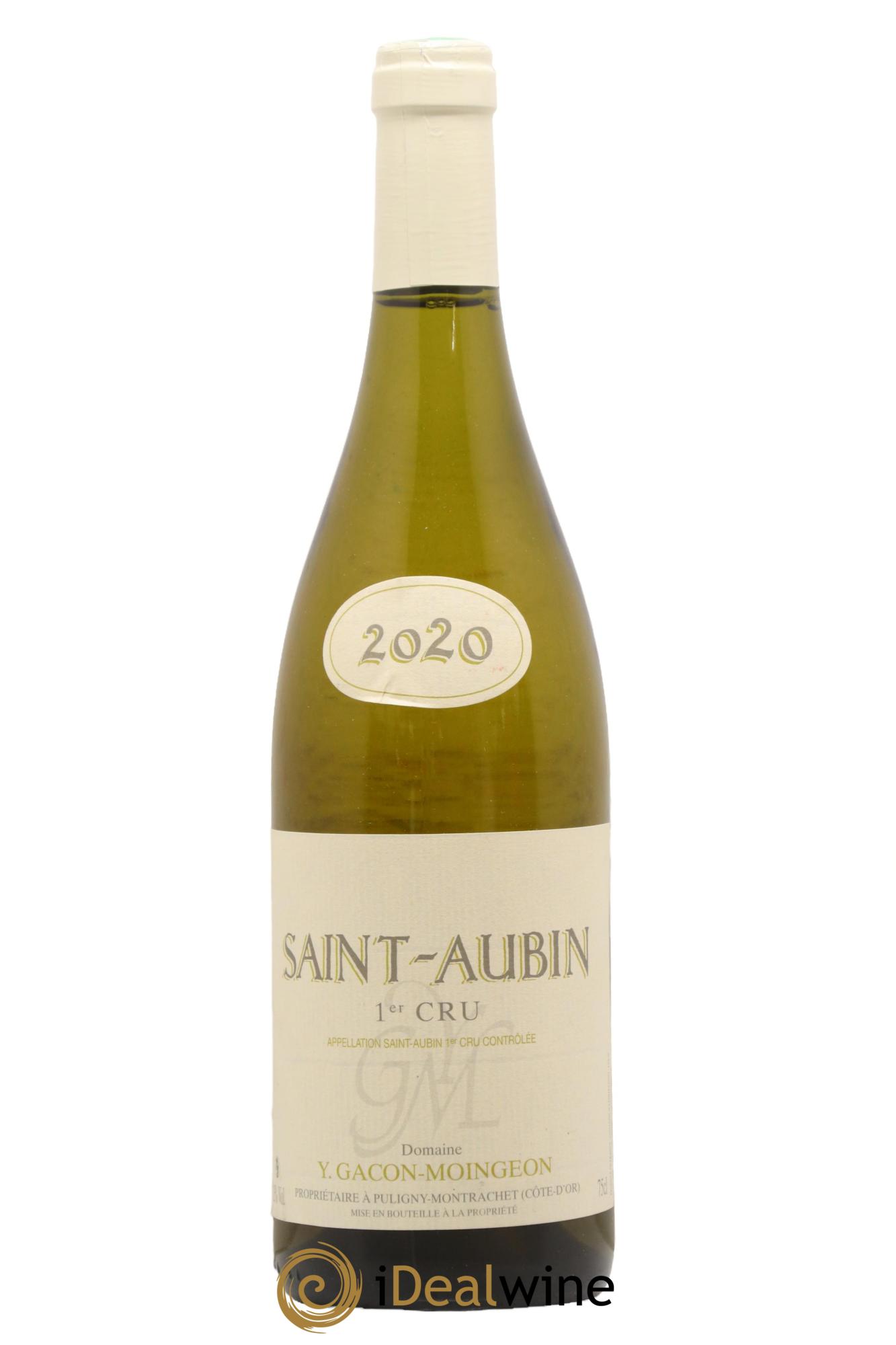 Saint-Aubin 1er Cru Domain Y Gacon Moigeon 2020 - Lot of 1 bottle - 0