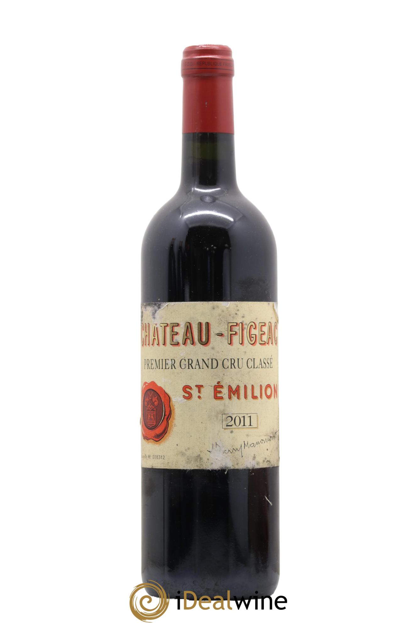 Château Figeac 1er Grand Cru Classé A 2011 - Lot de 1 bouteille - 0