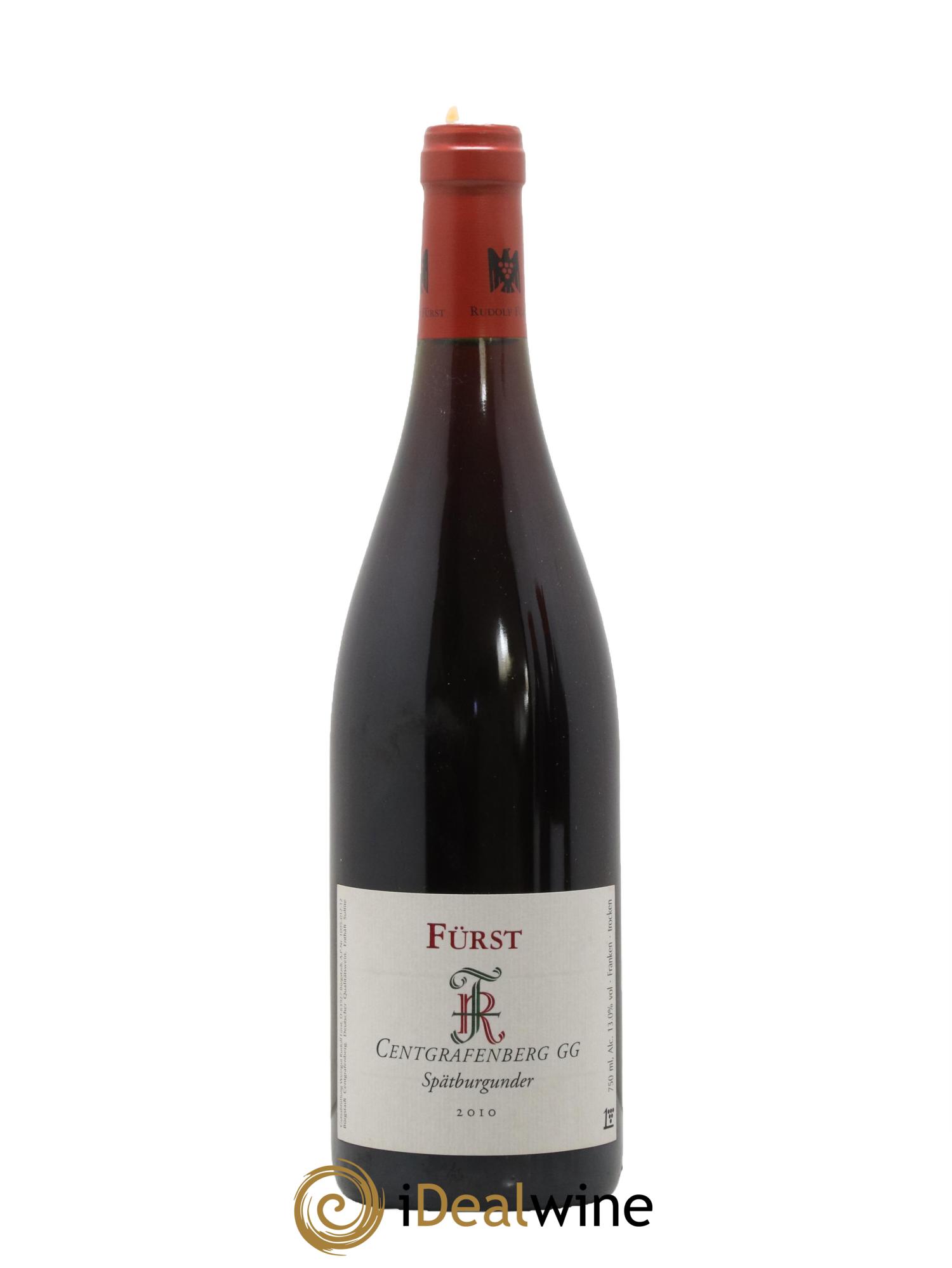 Allemagne Centgrafenberg Spatburgunder Grosses Gewachs Fürst 2010 - Lot de 1 bouteille - 0