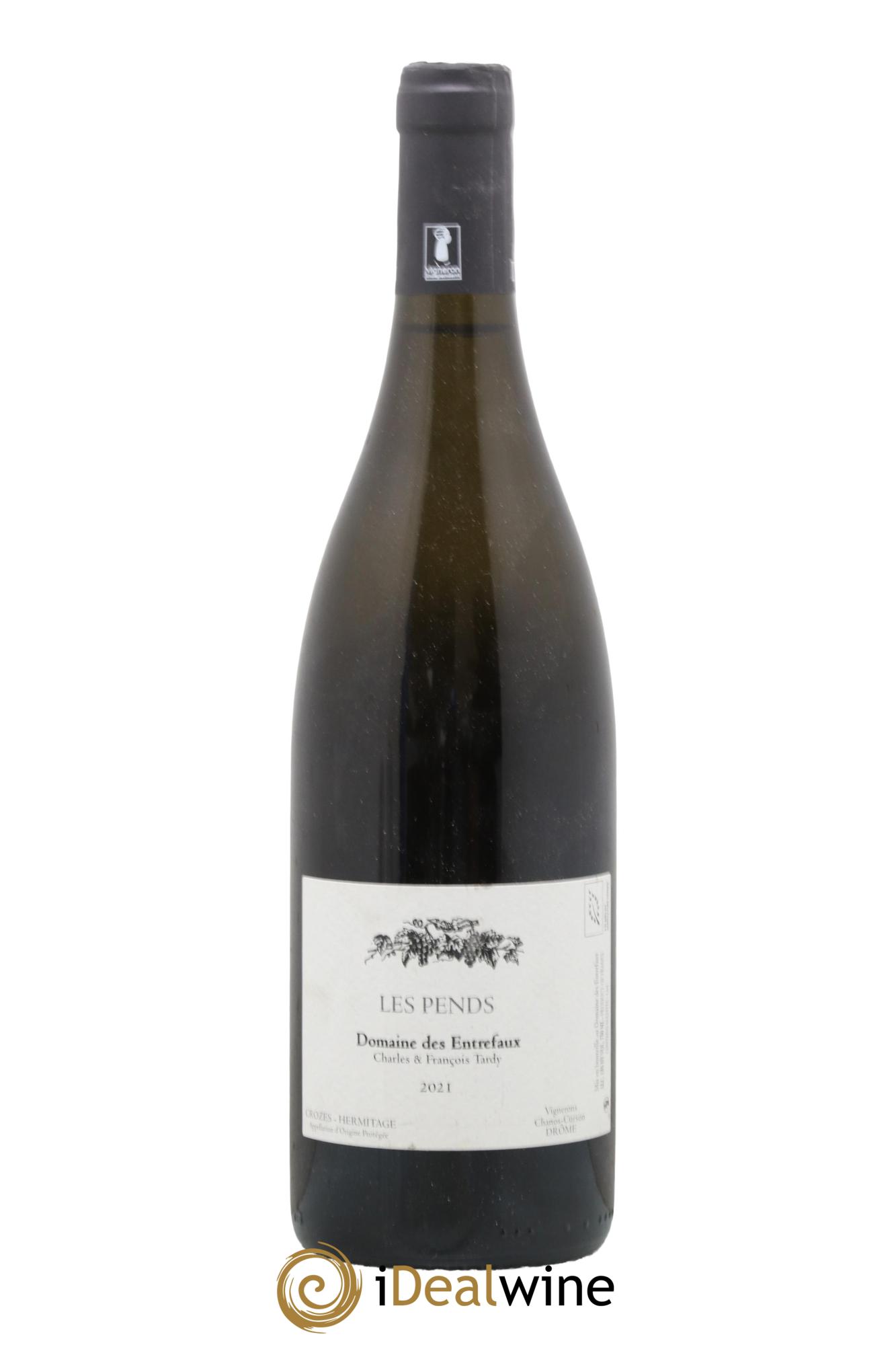 Crozes-Hermitage Les Pends Domaine des Entrefaux 2021 - Posten von 1 Flasche - 0