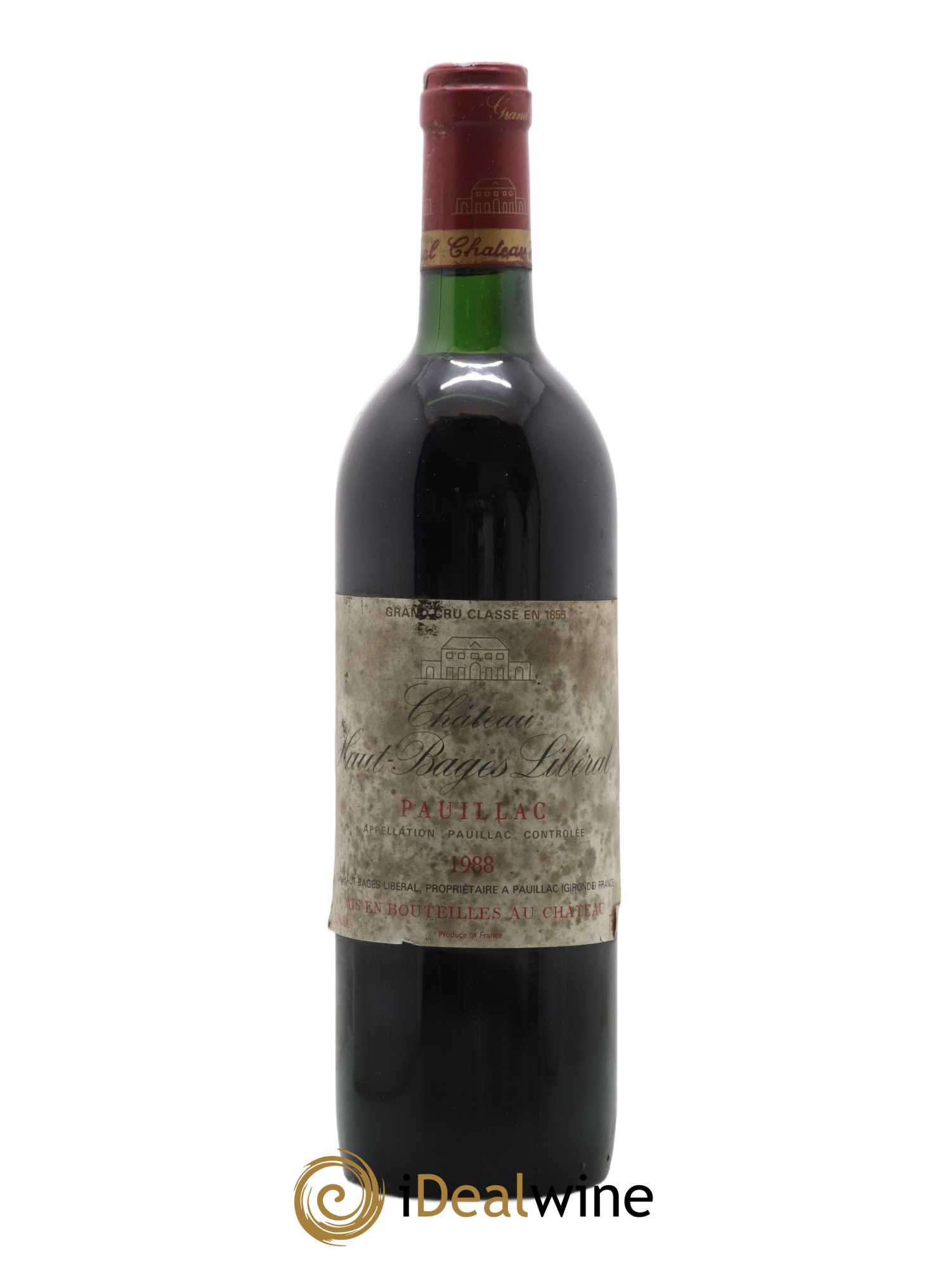 Château Haut Bages Libéral 5ème Grand Cru Classé  1988 - Lot de 1 bouteille - 0