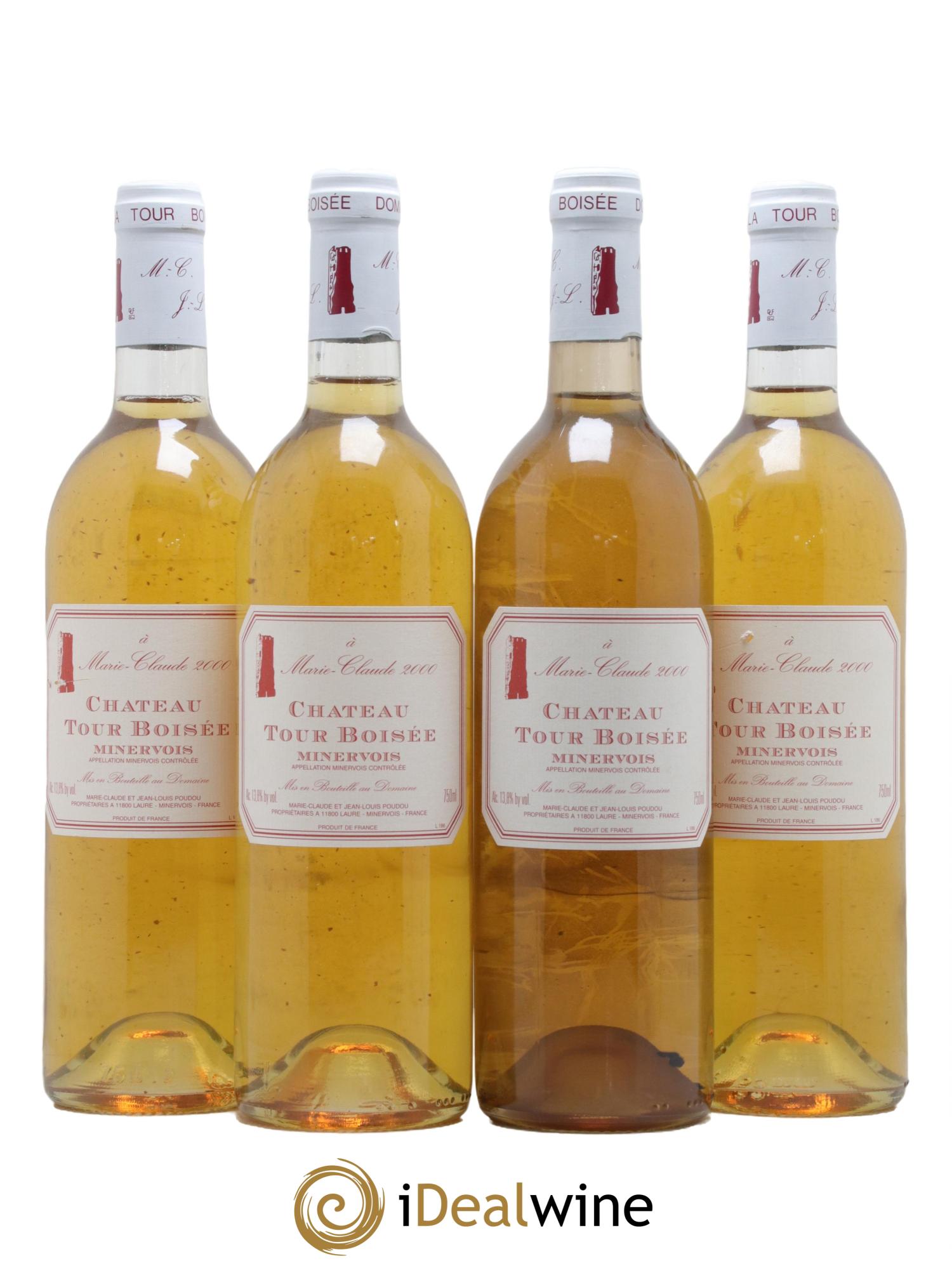 Languedoc Minervois Tour Boise Marie Claude 2000 - Lot de 4 bouteilles - 0