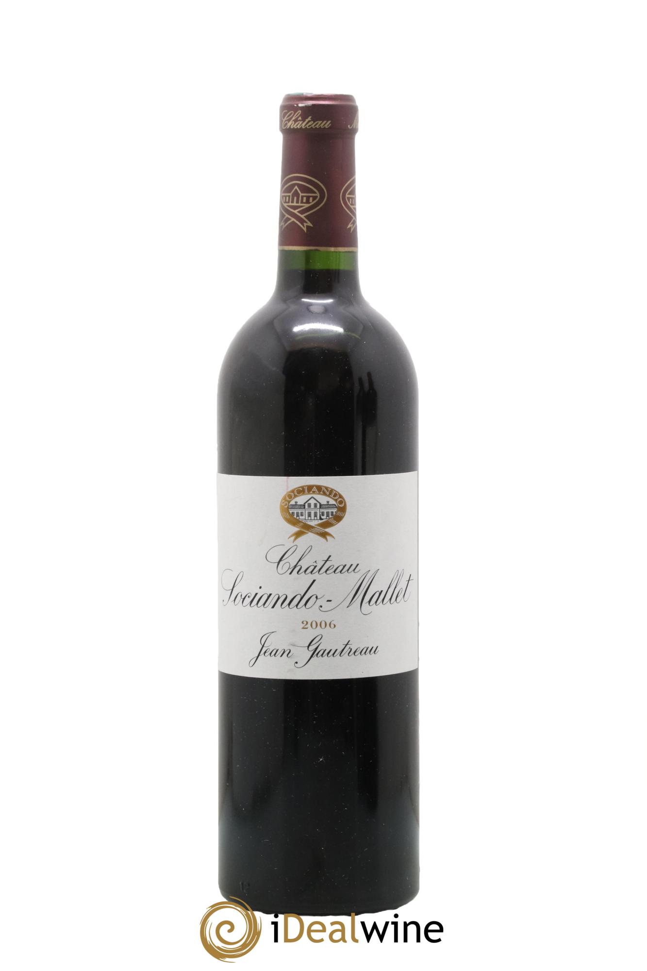 Château Sociando Mallet 2006 - Lot de 1 bouteille - 0