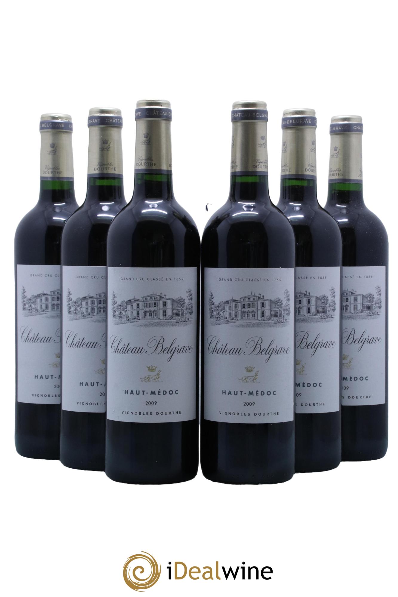 Château Belgrave 5ème Grand Cru Classé  2009 - Lot de 6 bouteilles - 0