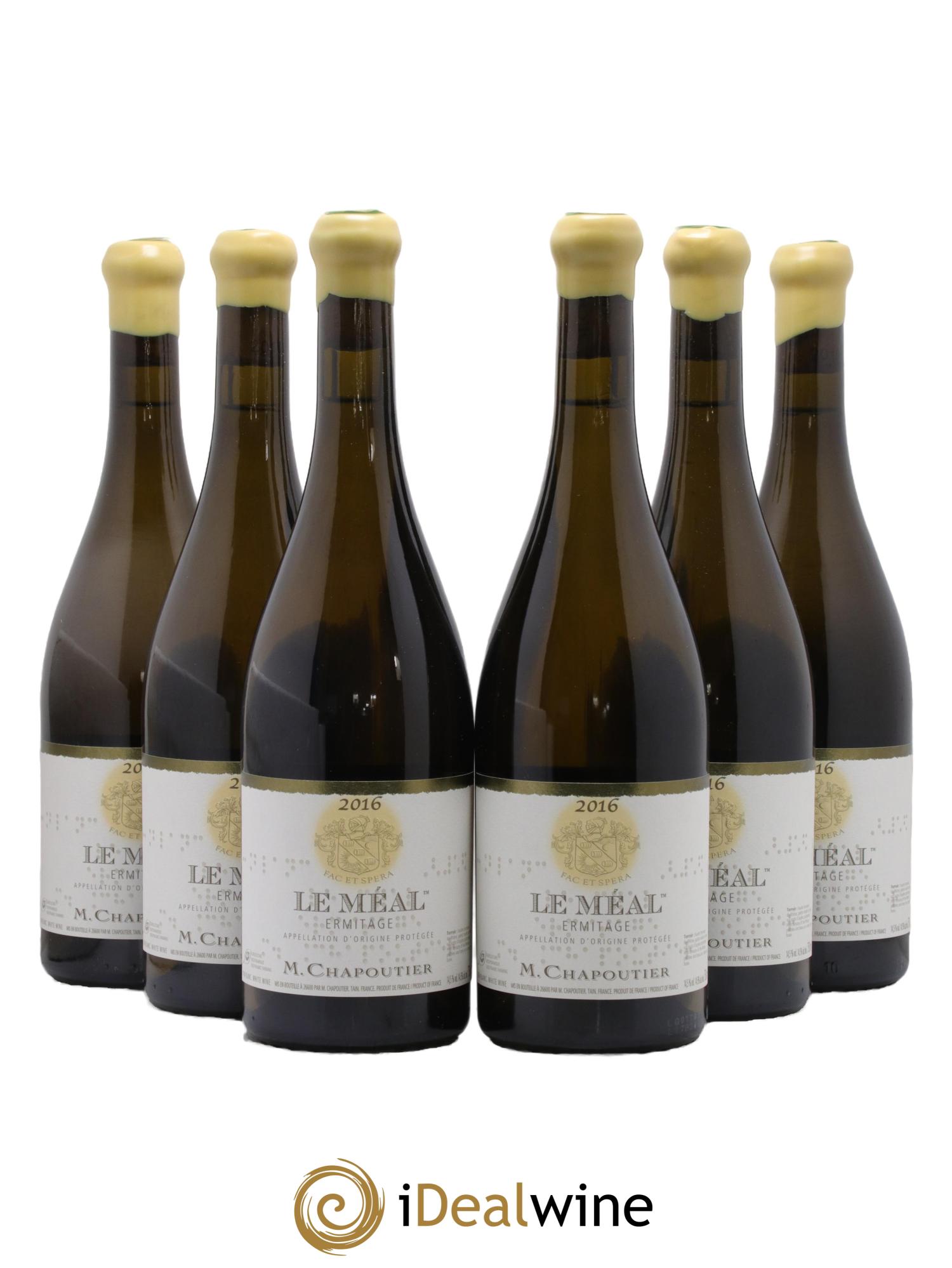 Hermitage Ermitage Le Méal Chapoutier 2016 - Lotto di 6 bottiglie - 0