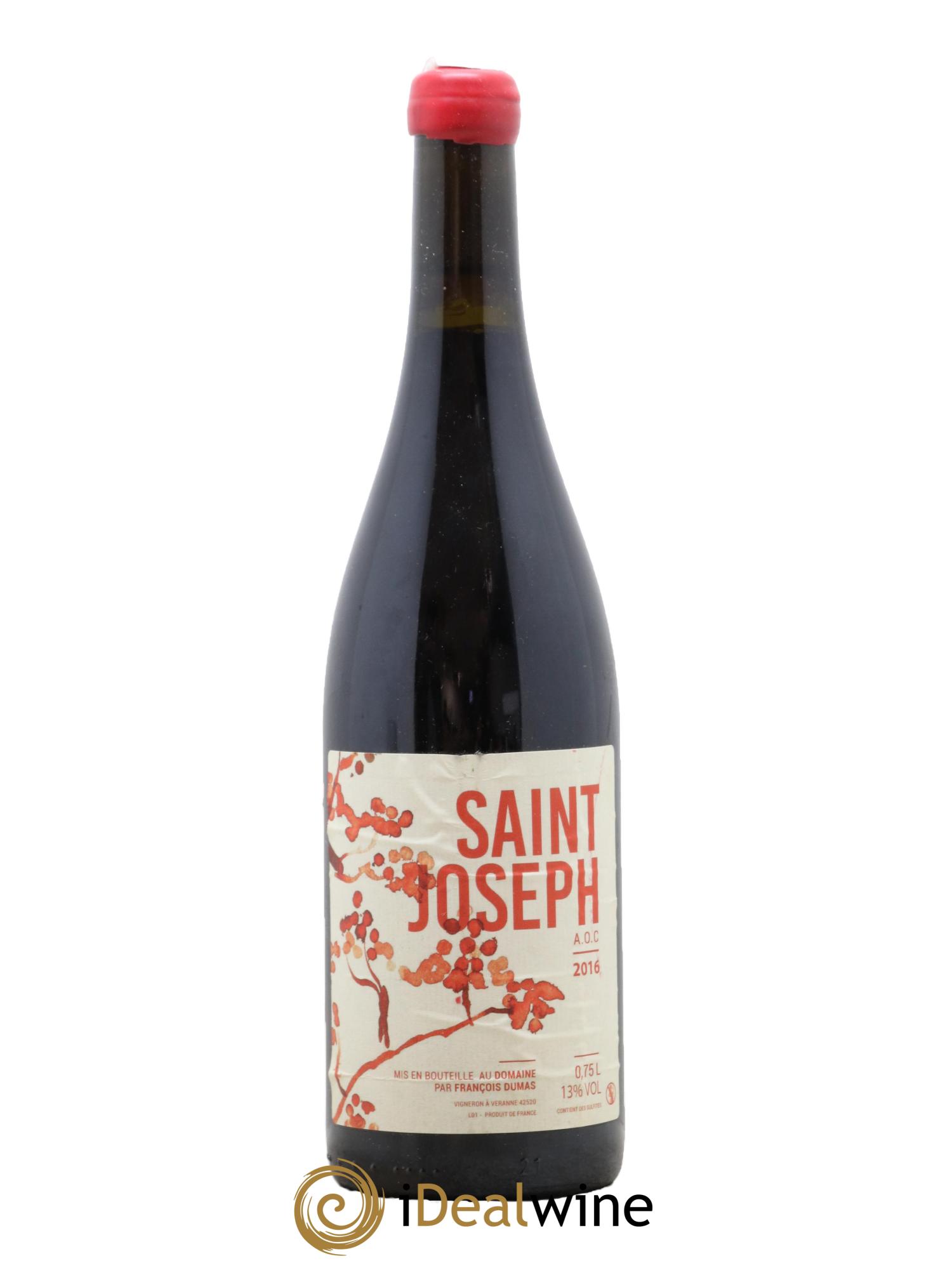 Saint-Joseph Francois Dumas 2016 - Posten von 1 Flasche - 0