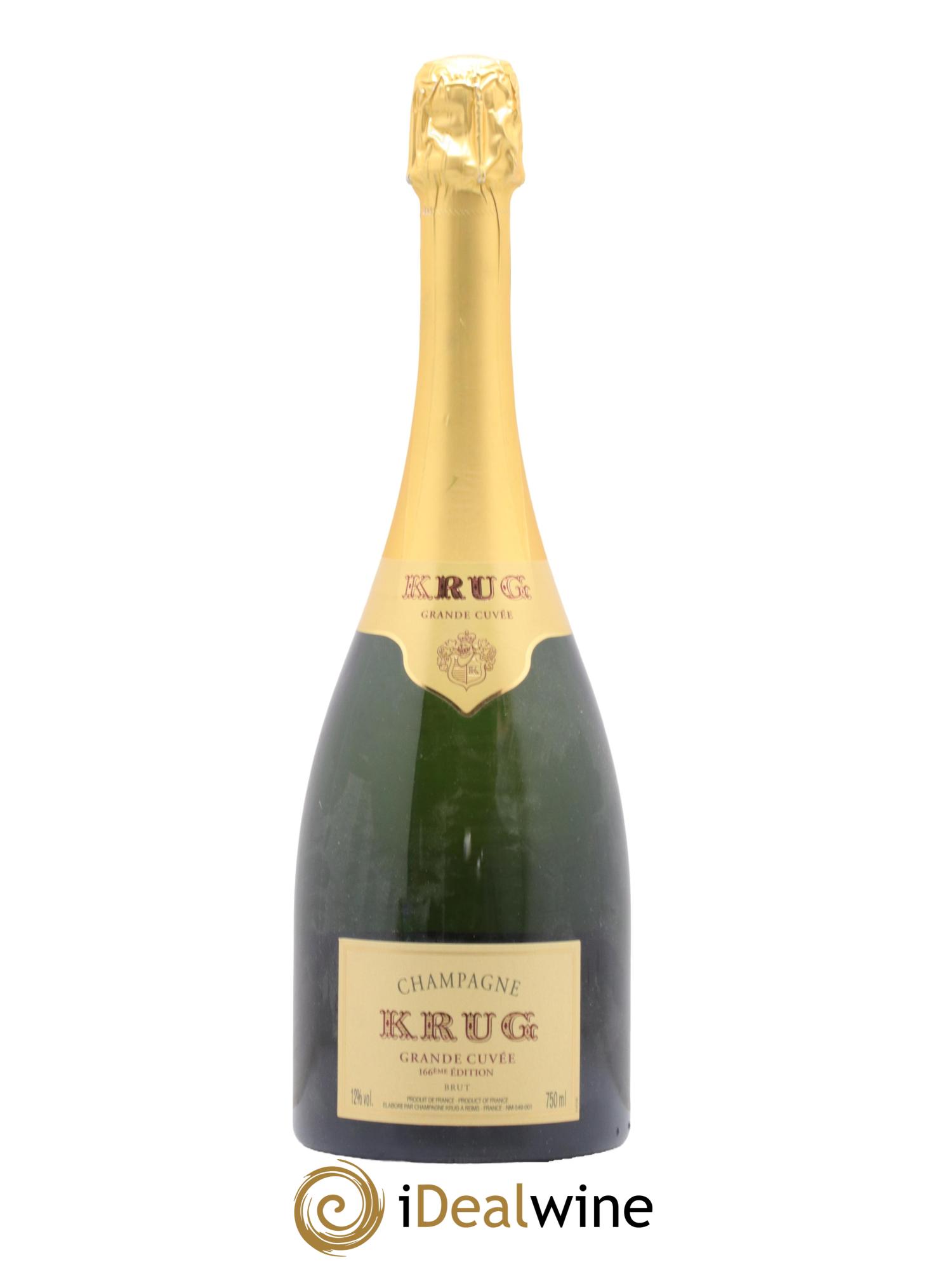 Champagne Krug Grande Cuvée - 166ème édition (Blanc effervescent)