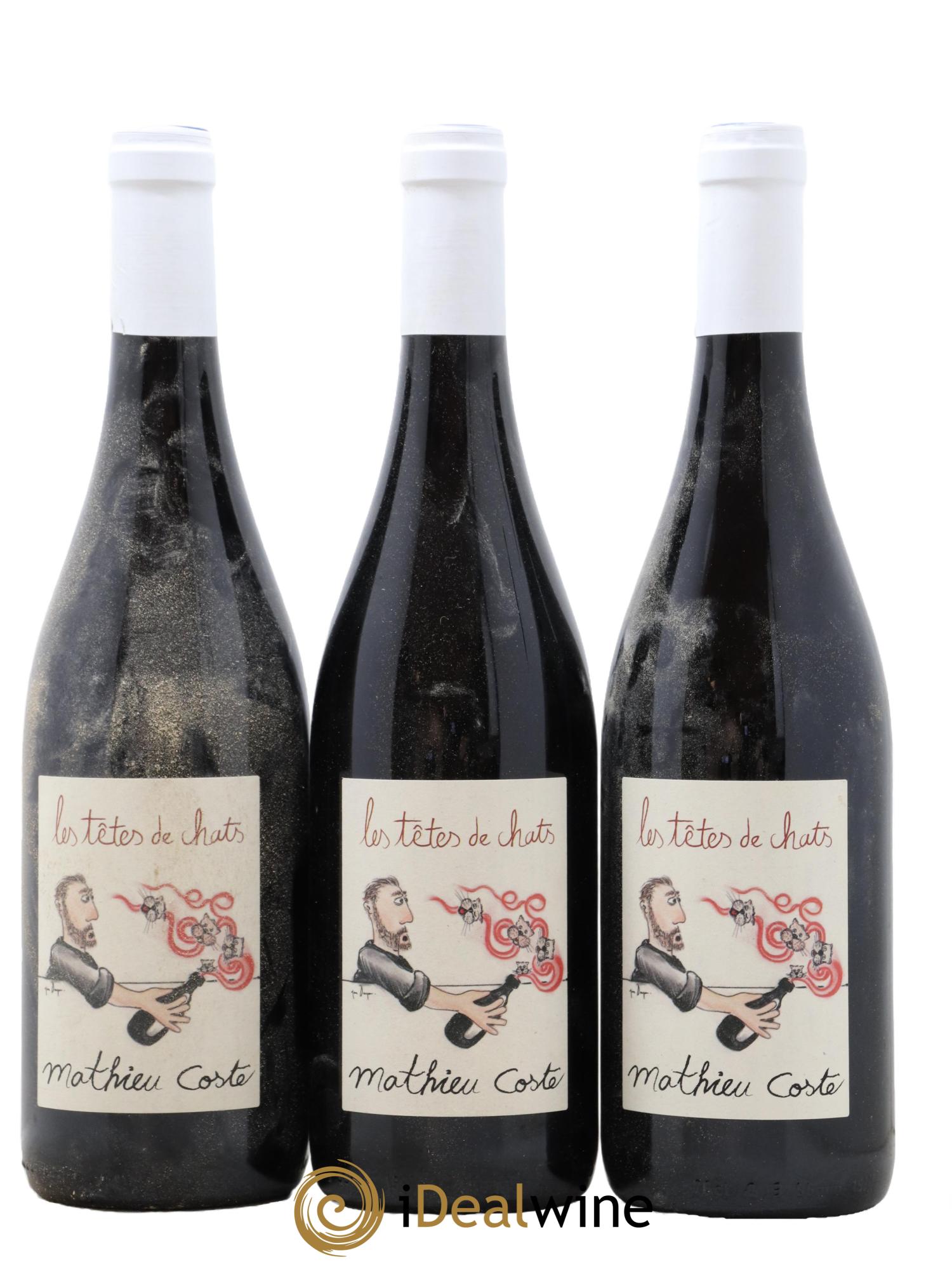 Vin de France Tetes De Chats Mathieu Coste 2014 - Lot de 3 bouteilles - 0