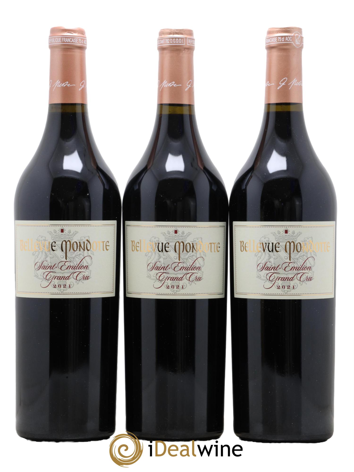 Château Bellevue Mondotte 2021 - Lot of 6 bottles - 2