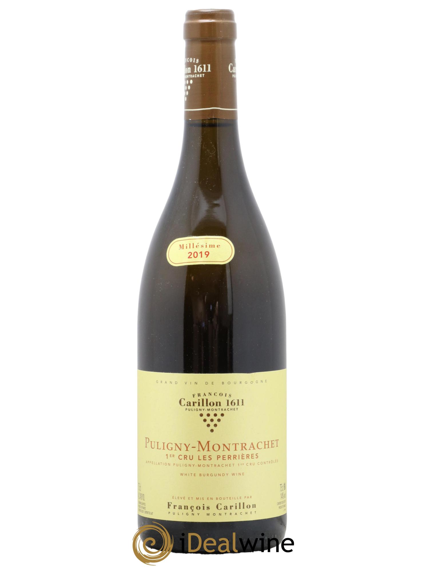 Puligny-Montrachet 1er Cru Les Perrières François Carillon 2019 - Lot de 1 bouteille - 0