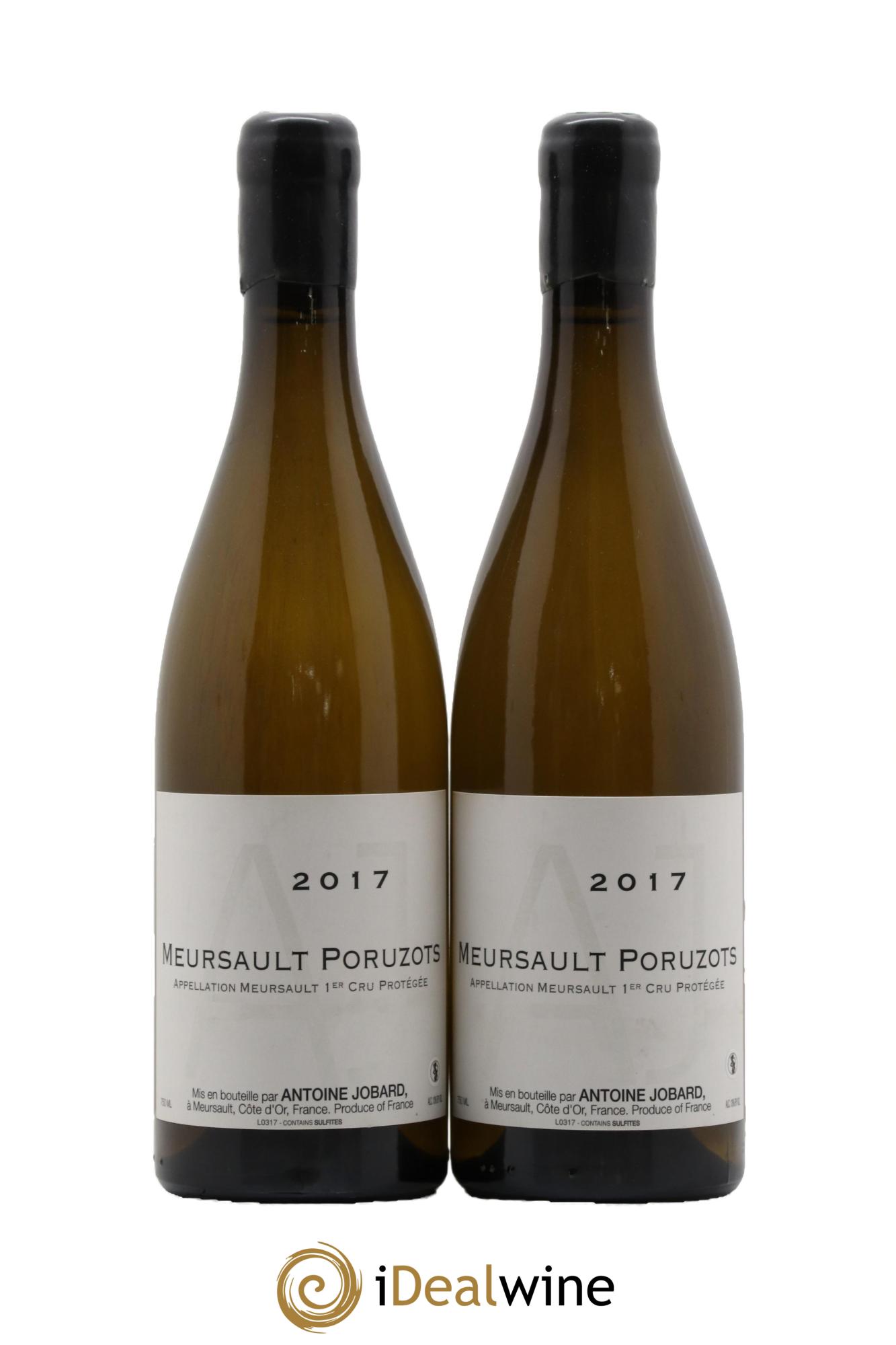 Meursault 1er Cru Poruzots François et Antoine Jobard (Domaine) 2017 - Lotto di 2 bottiglie - 0