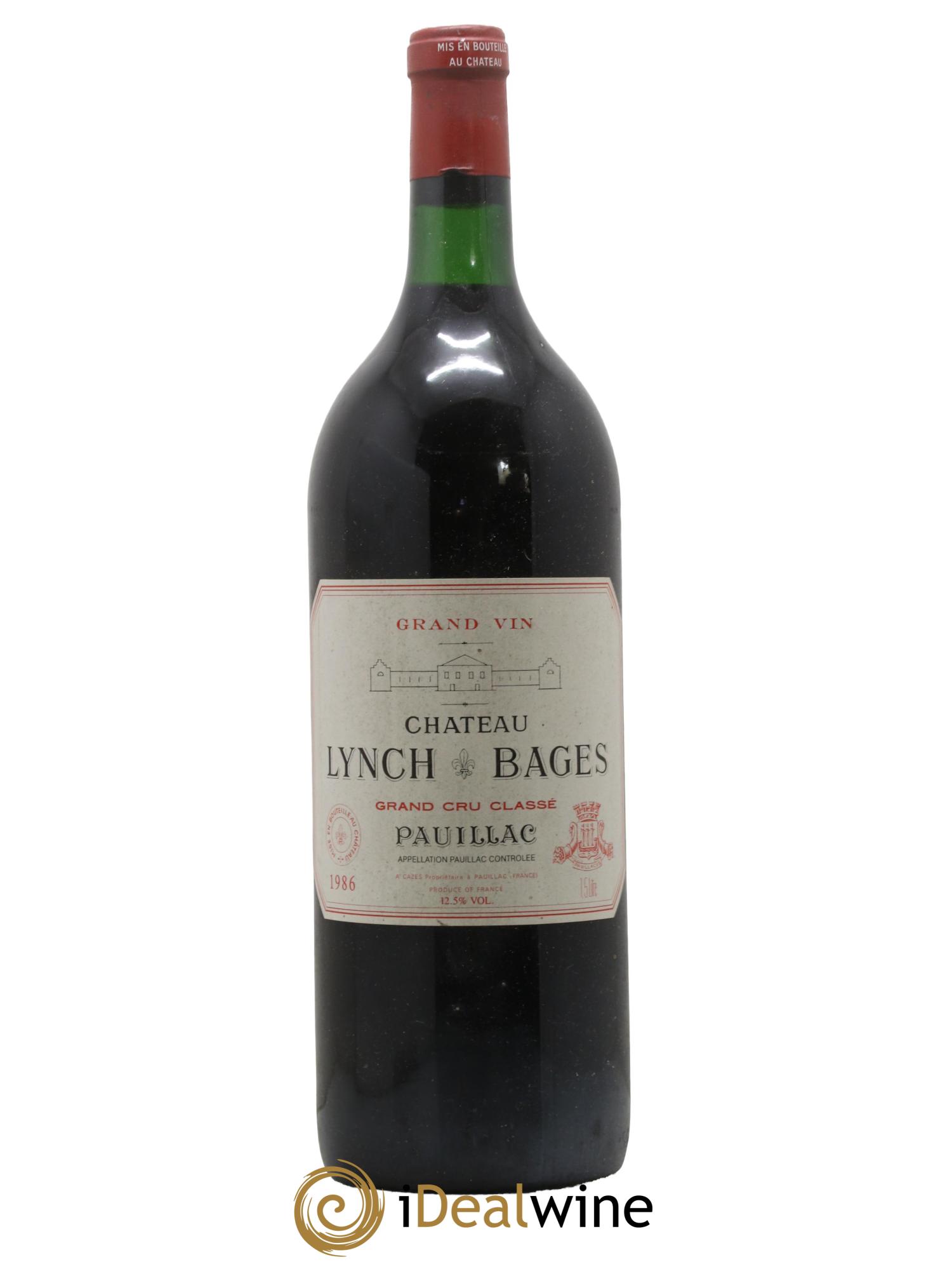 Château Lynch Bages 5ème Grand Cru Classé 1986 - Lotto di 1 magnum - 0