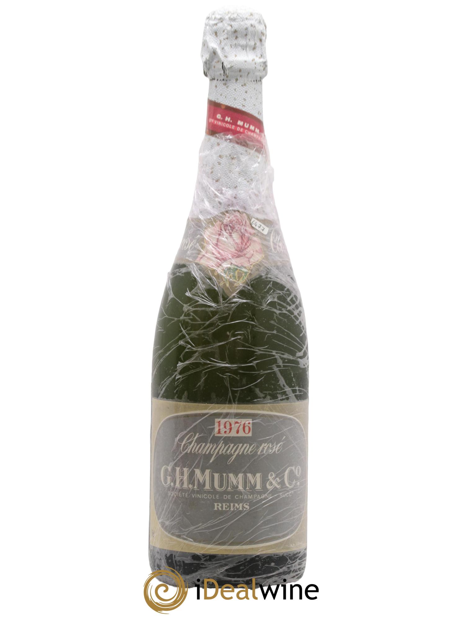 Champagne Cordon Rose G.H. Mumm & C° 1976 - Lotto di 1 bottiglia - 0