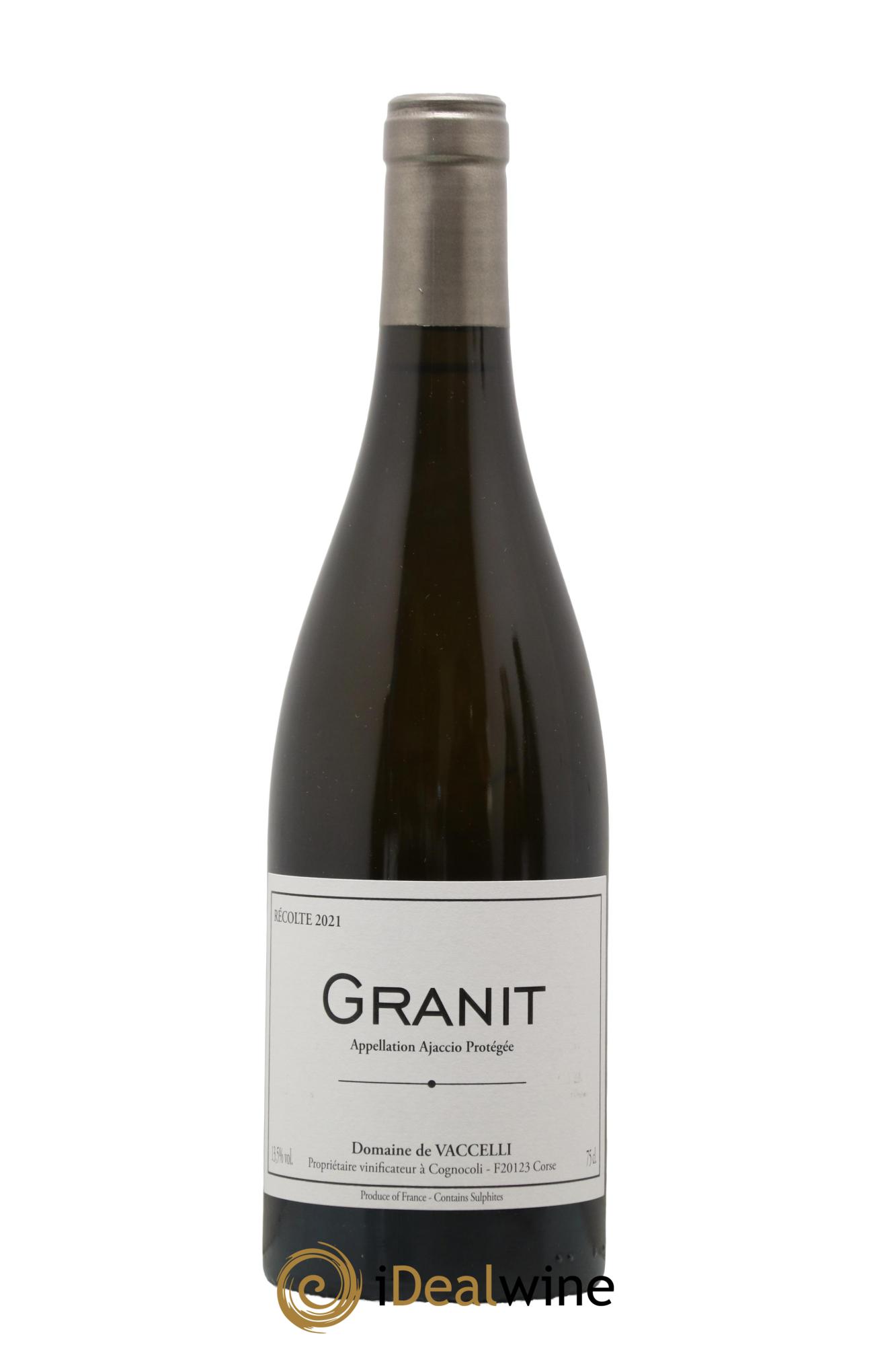 Ajaccio Granit Vaccelli 2021 - Posten von 1 Flasche - 0