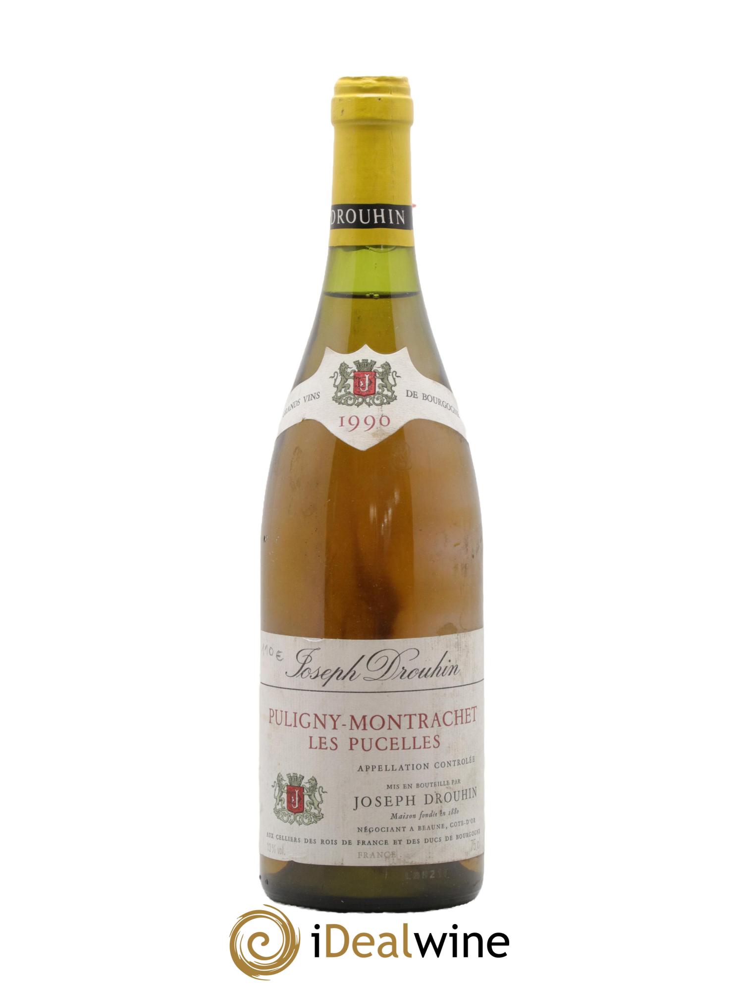 Puligny-Montrachet 1er Cru Les Pucelles Joseph Drouhin 1990 - Lot of 1 bottle - 0