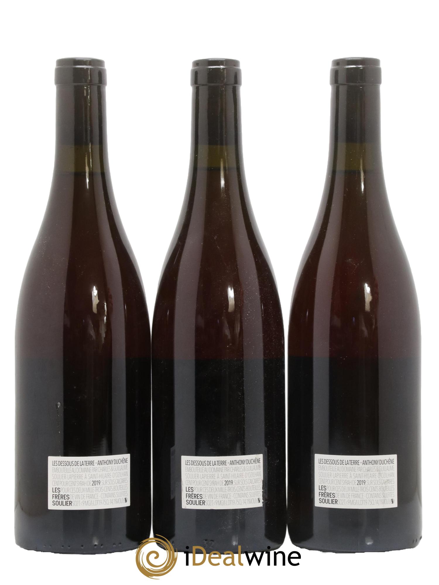 Vin de France Les Dessous de la Terre Les Frères Soulier 2019 - Lot de 3 bouteilles - 1