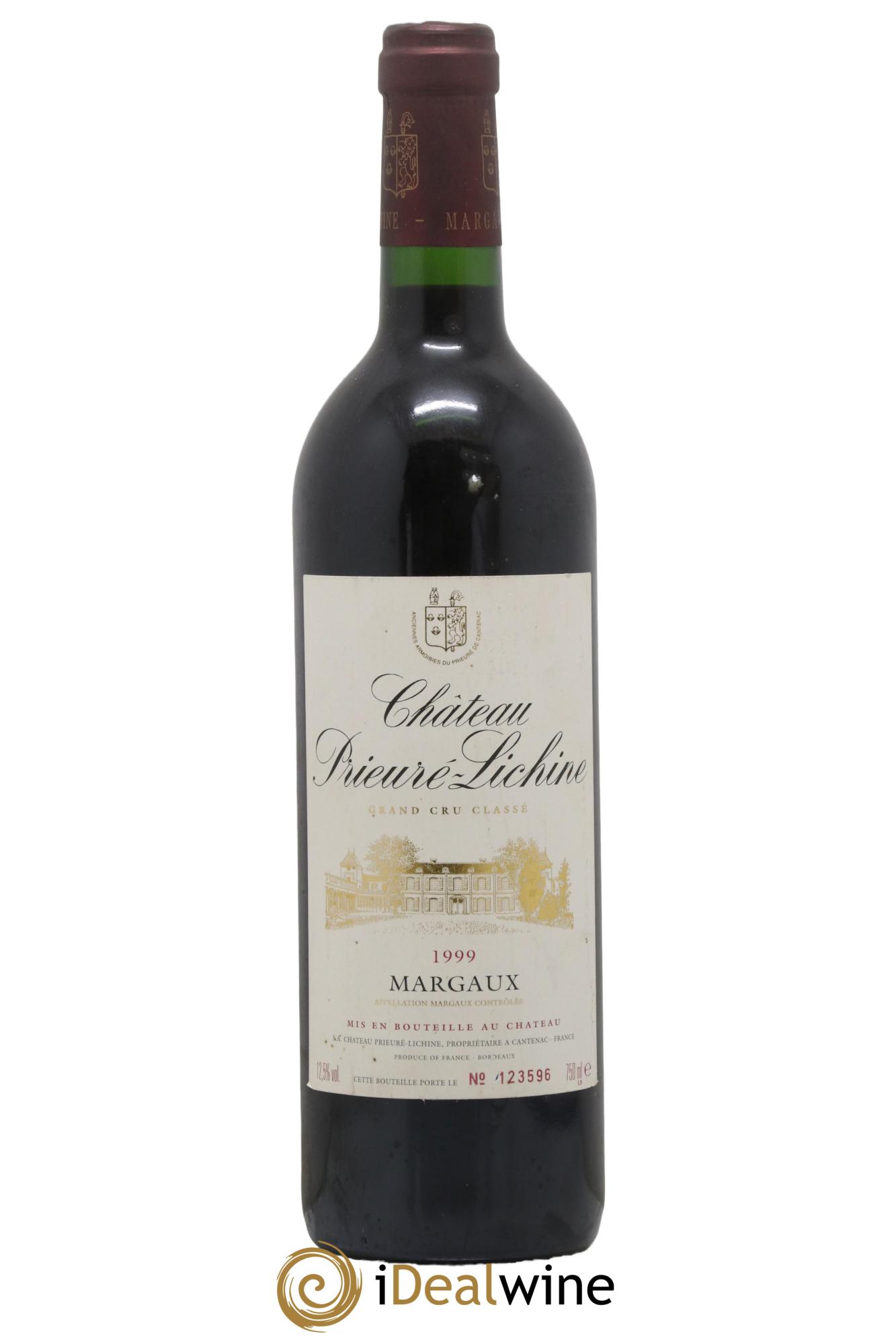 Château Prieuré Lichine 4ème Grand Cru Classé  1999 - Lot de 1 bouteille - 0