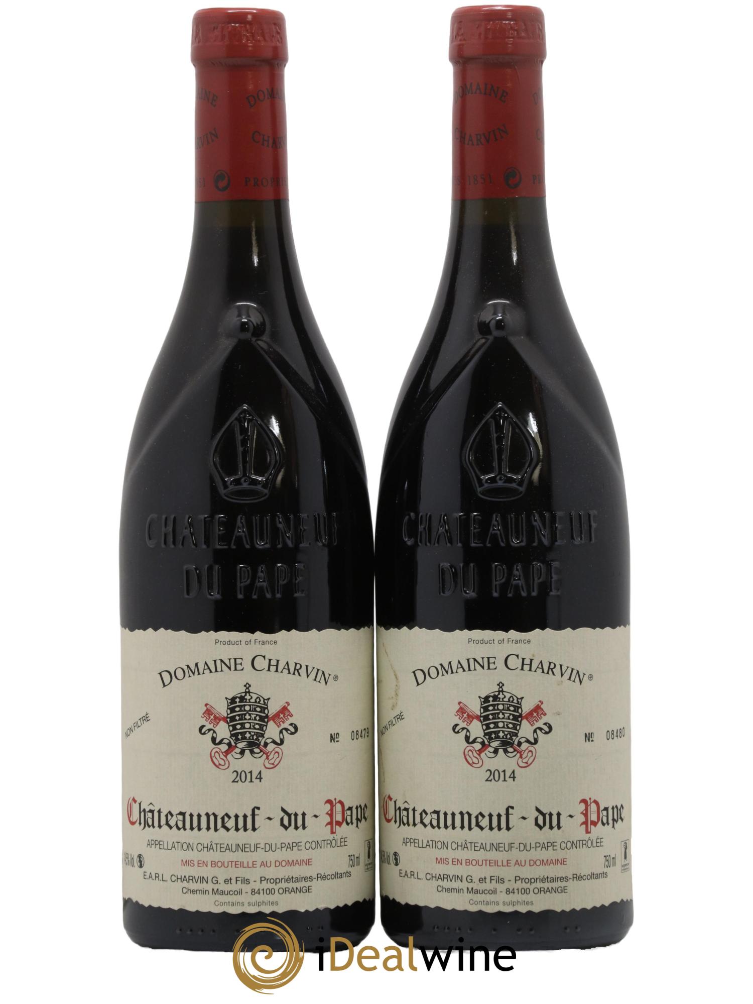 Châteauneuf-du-Pape Charvin (Domaine) 2014 - Lot de 2 bouteilles - 0