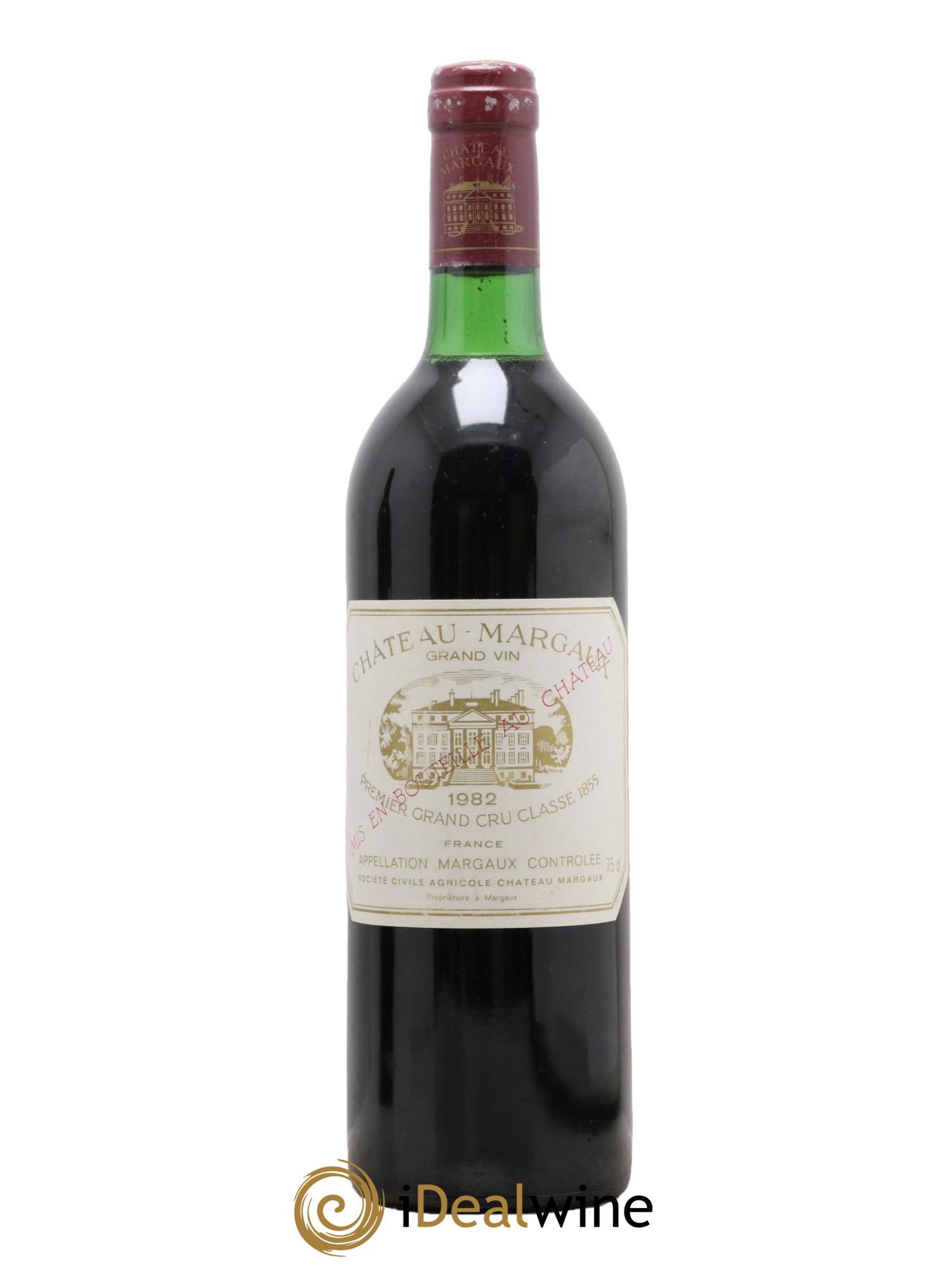 Château Margaux 1er Grand Cru Classé 1982 - Lot de 1 bouteille - 0