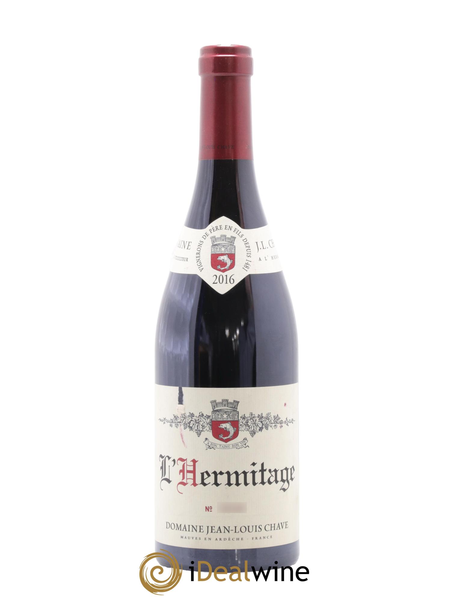 Hermitage Jean-Louis Chave 2016 - Lotto di 1 bottiglia - 0