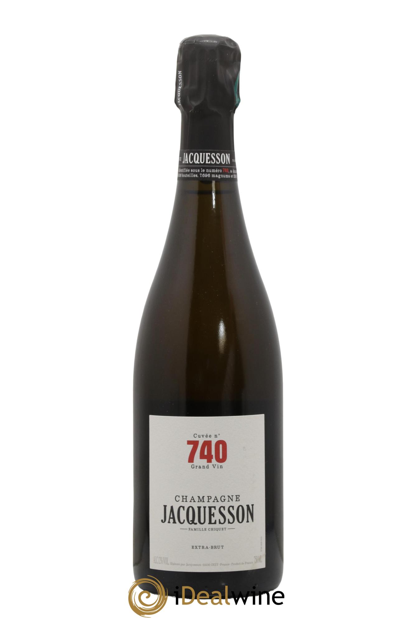 Cuvée 740 Extra Brut Jacquesson  - Lot de 1 bouteille - 0