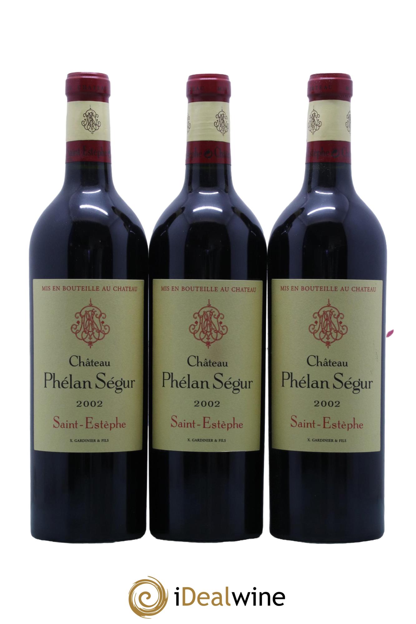 Château Phélan Ségur  2002 - Lot de 12 bouteilles - 4