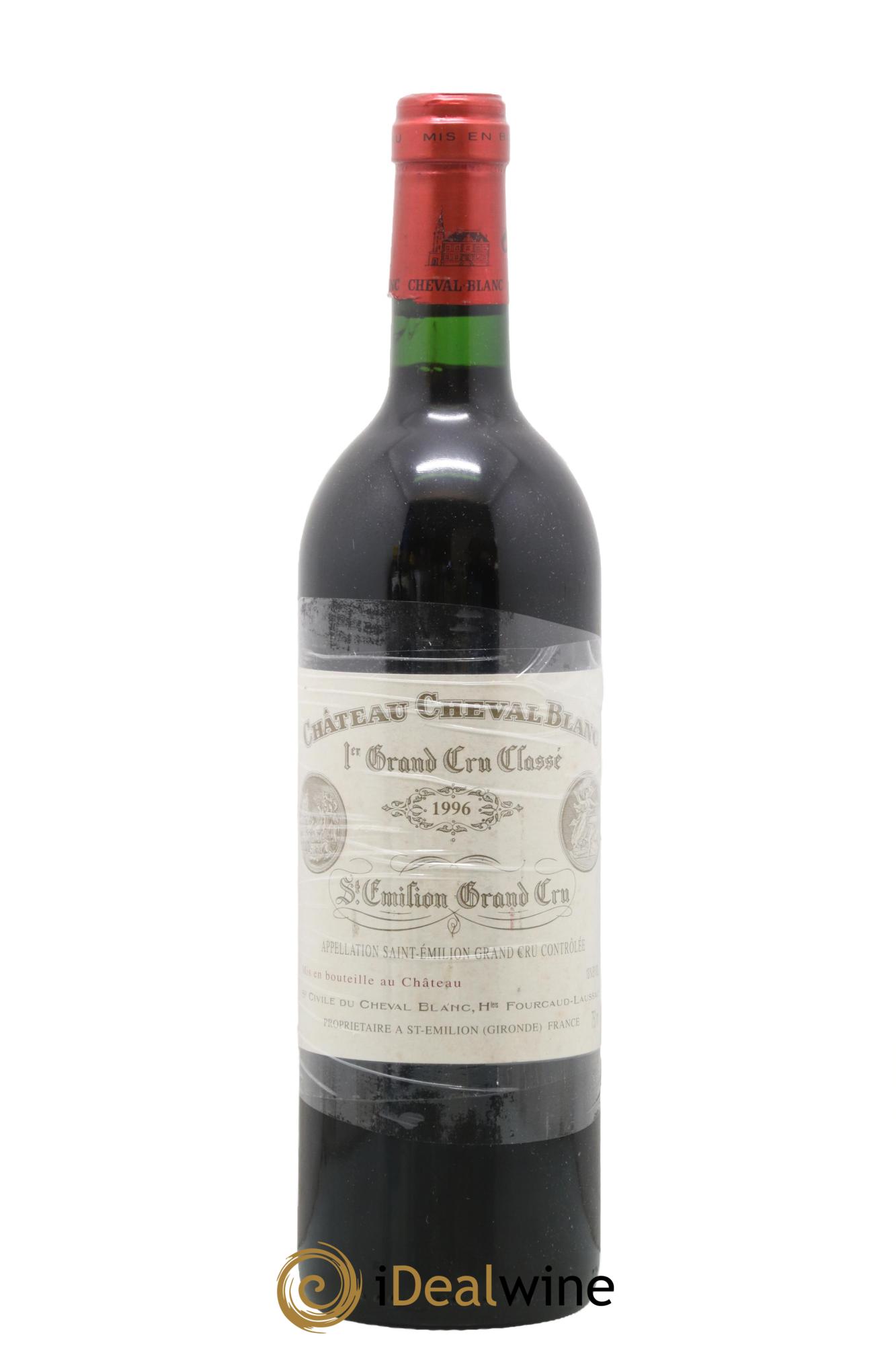 Château Cheval Blanc 1er Grand Cru Classé A  1996 - Lot de 1 bouteille - 0