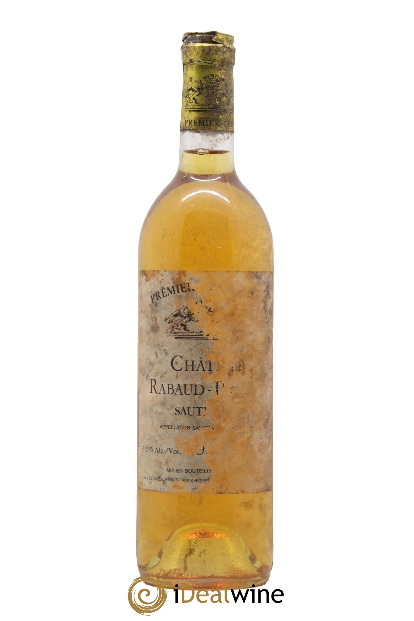 Château Rabaud Promis 1er Grand Cru Classé 1989 - Posten von 1 Flasche - 0