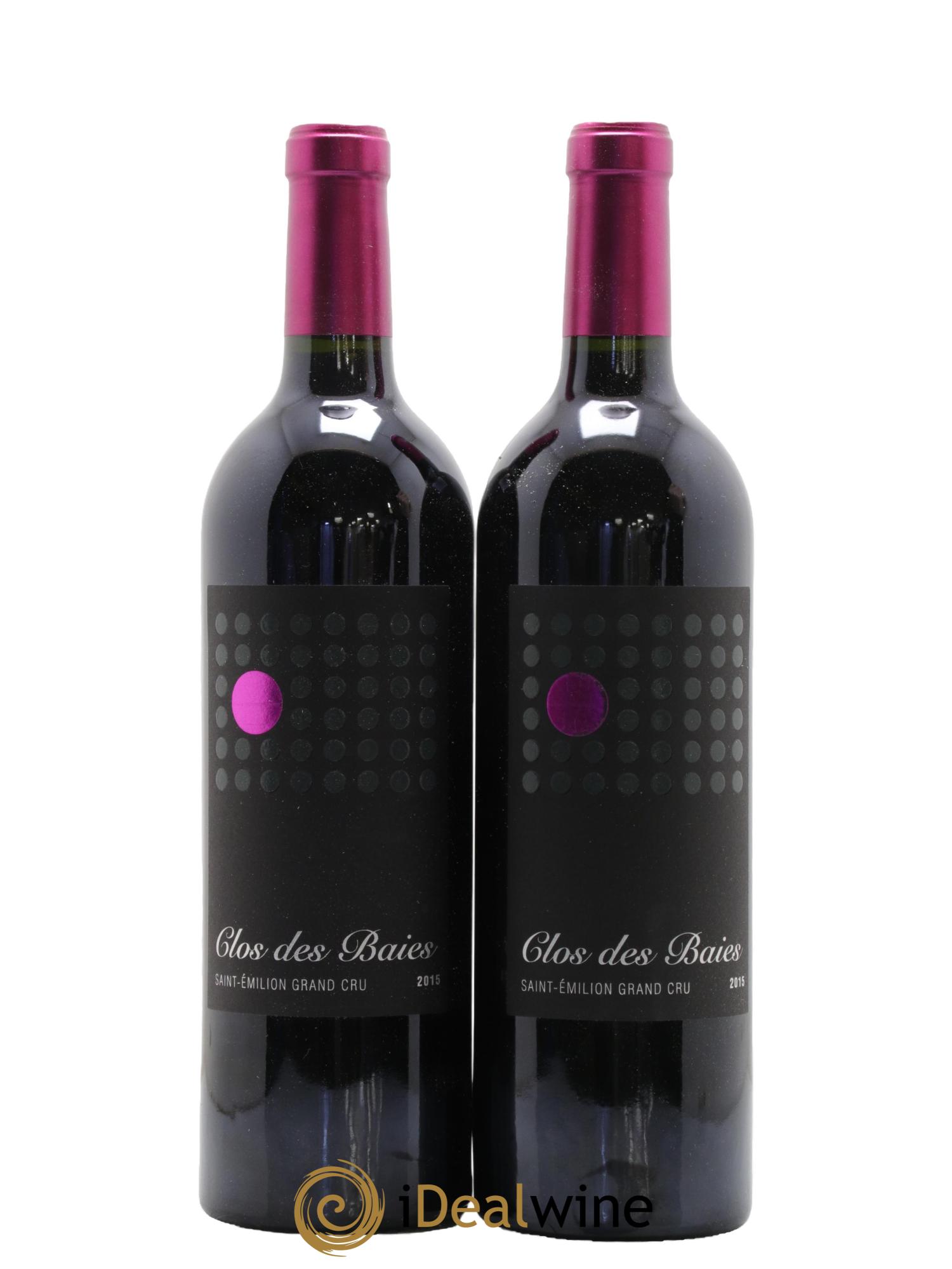 Saint-Émilion Grand Cru Clos Des Baies 2015 - Lot de 2 bouteilles - 0