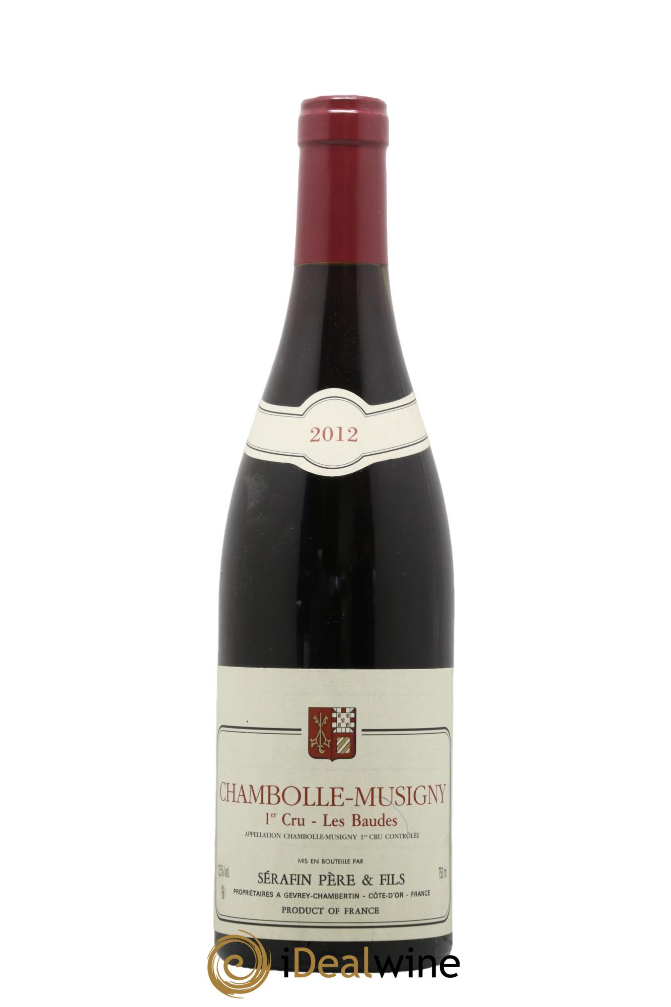 Chambolle-Musigny 1er Cru Les Baudes Christian Sérafin Père et Fils 2012 - Lot of 1 bottle - 0