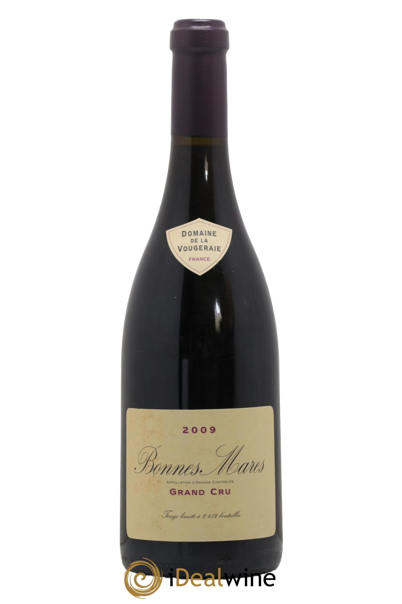 Bonnes-Mares Grand Cru La Vougeraie 2009 - Lot de 1 bouteille - 0