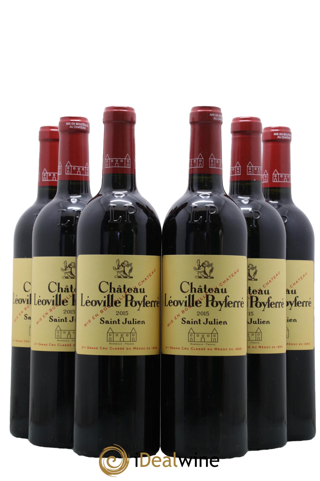 Château Léoville Poyferré 2ème Grand Cru Classé 2015 - Lot of 6 bottles - 0