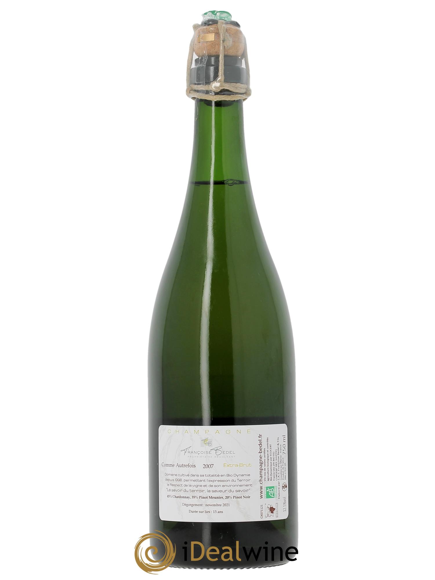 Comme Autrefois Françoise Bedel et Fils  2007 - Posten von 1 Flasche - 1