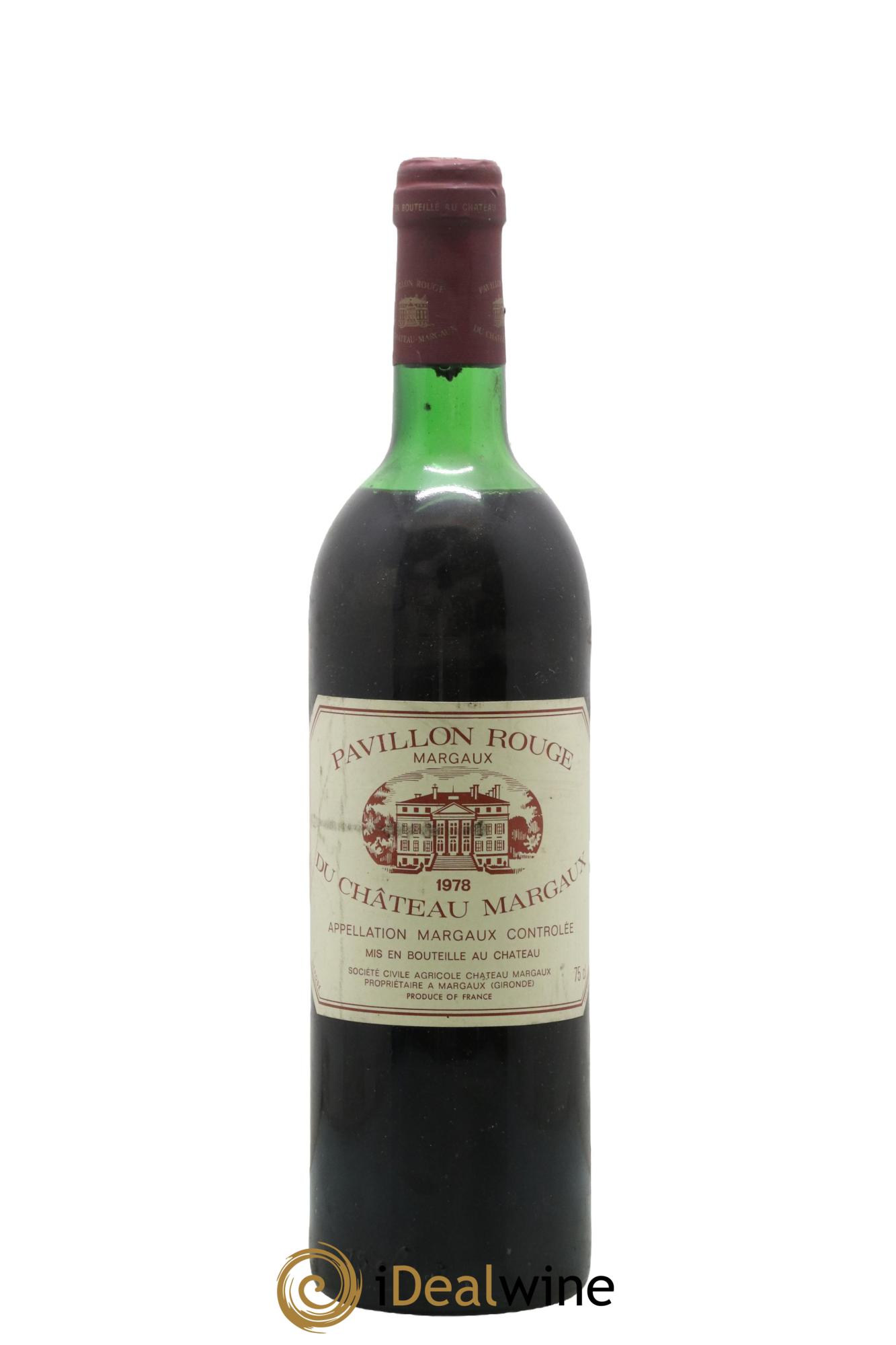 Pavillon Rouge du Château Margaux Second Vin 1978 - Lot de 1 bouteille - 0