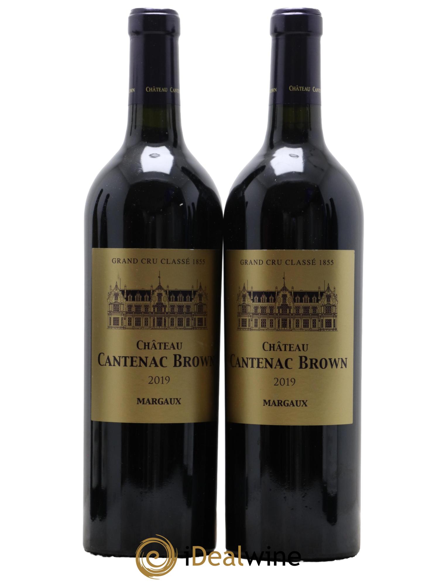 Château Cantenac Brown 3ème Grand Cru Classé  2019 - Lotto di 2 bottiglie - 0