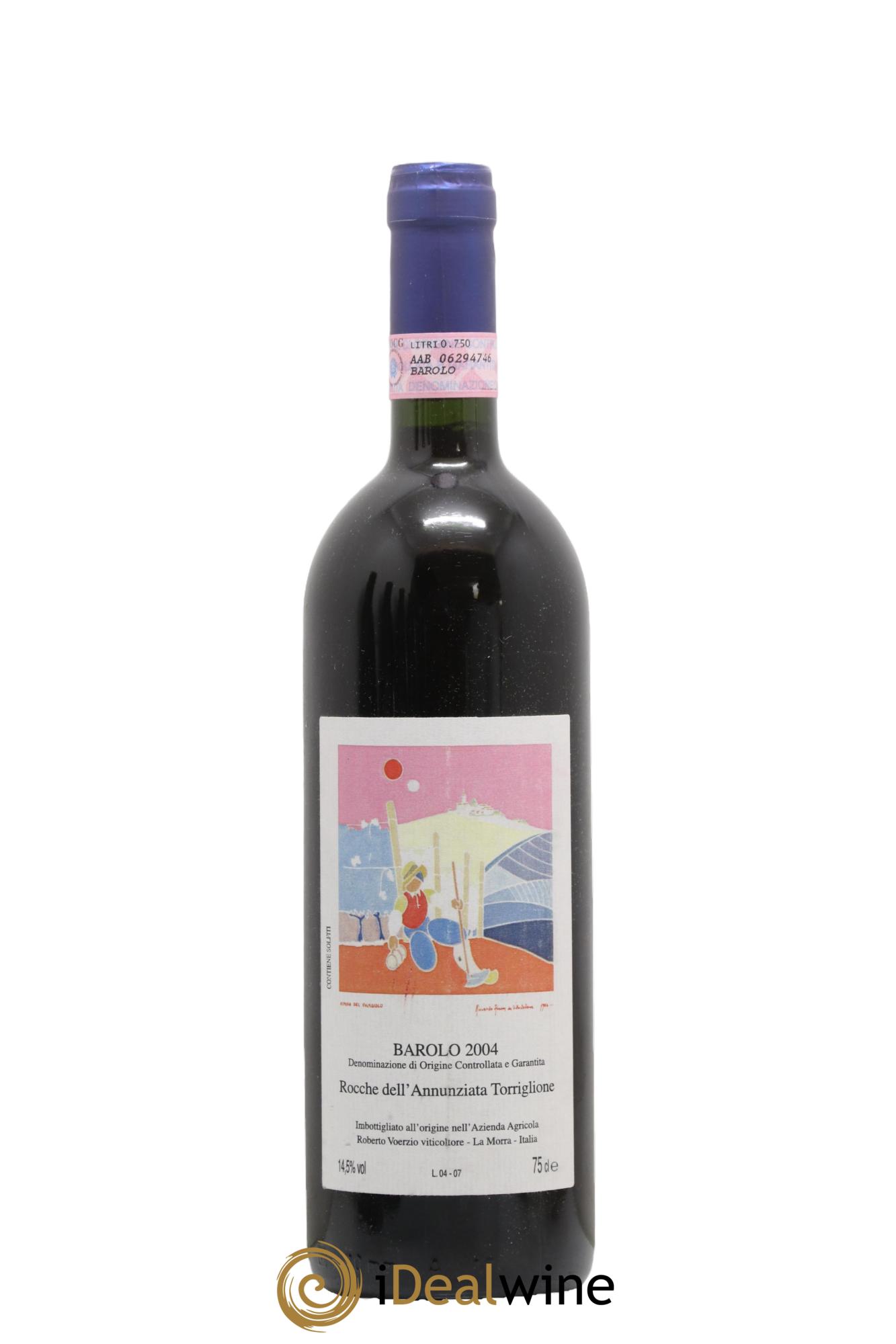 Barolo DOCG Rocche dell'Annunziata Torriglione Roberto Voerzio 2004 - Lotto di 1 bottiglia - 0