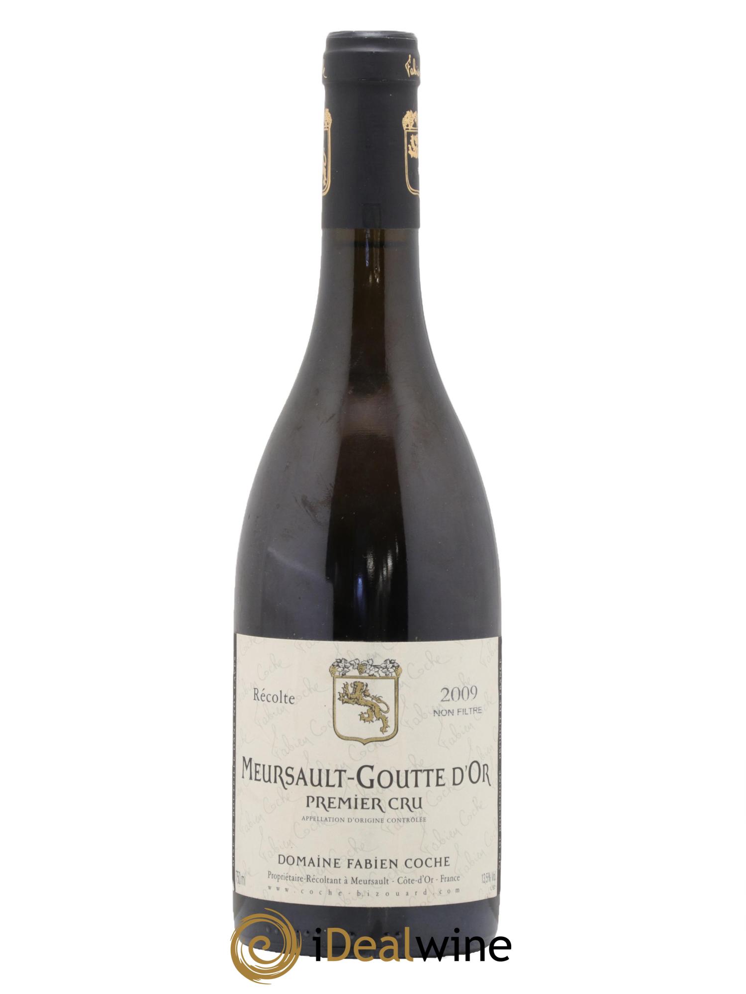 Meursault 1er Cru Goutte d'Or Fabien Coche 2009 - Lotto di 1 bottiglia - 0