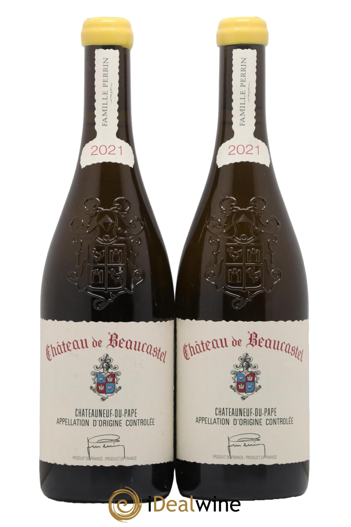 Châteauneuf-du-Pape Château de Beaucastel Famille Perrin 2021 - Lot of 2 bottles - 0